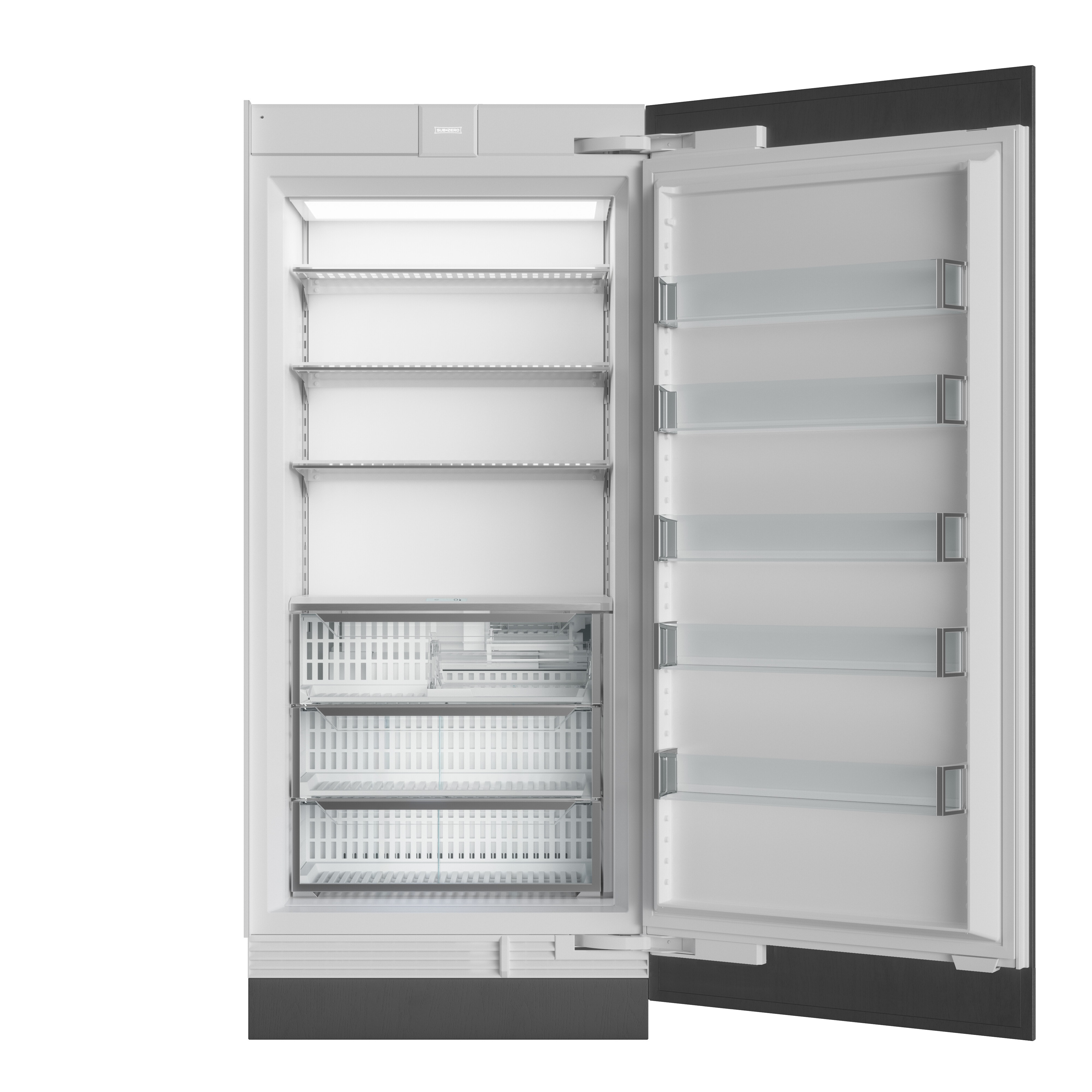 36" Designer Column Freezer with Ice Maker - Left Hinge DEC3650FIL