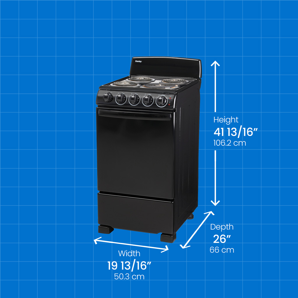 20″ Wide Electric Range DER202B