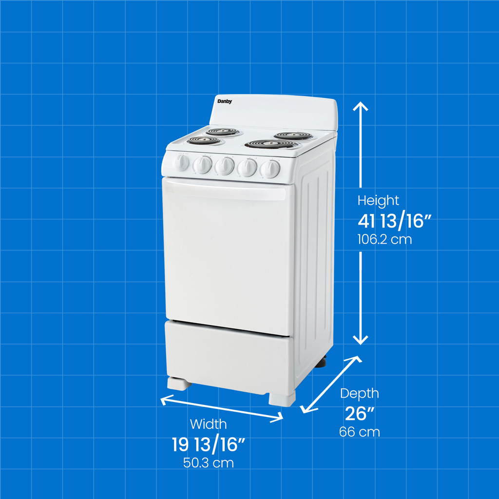 20″ Wide Electric Range DER202W