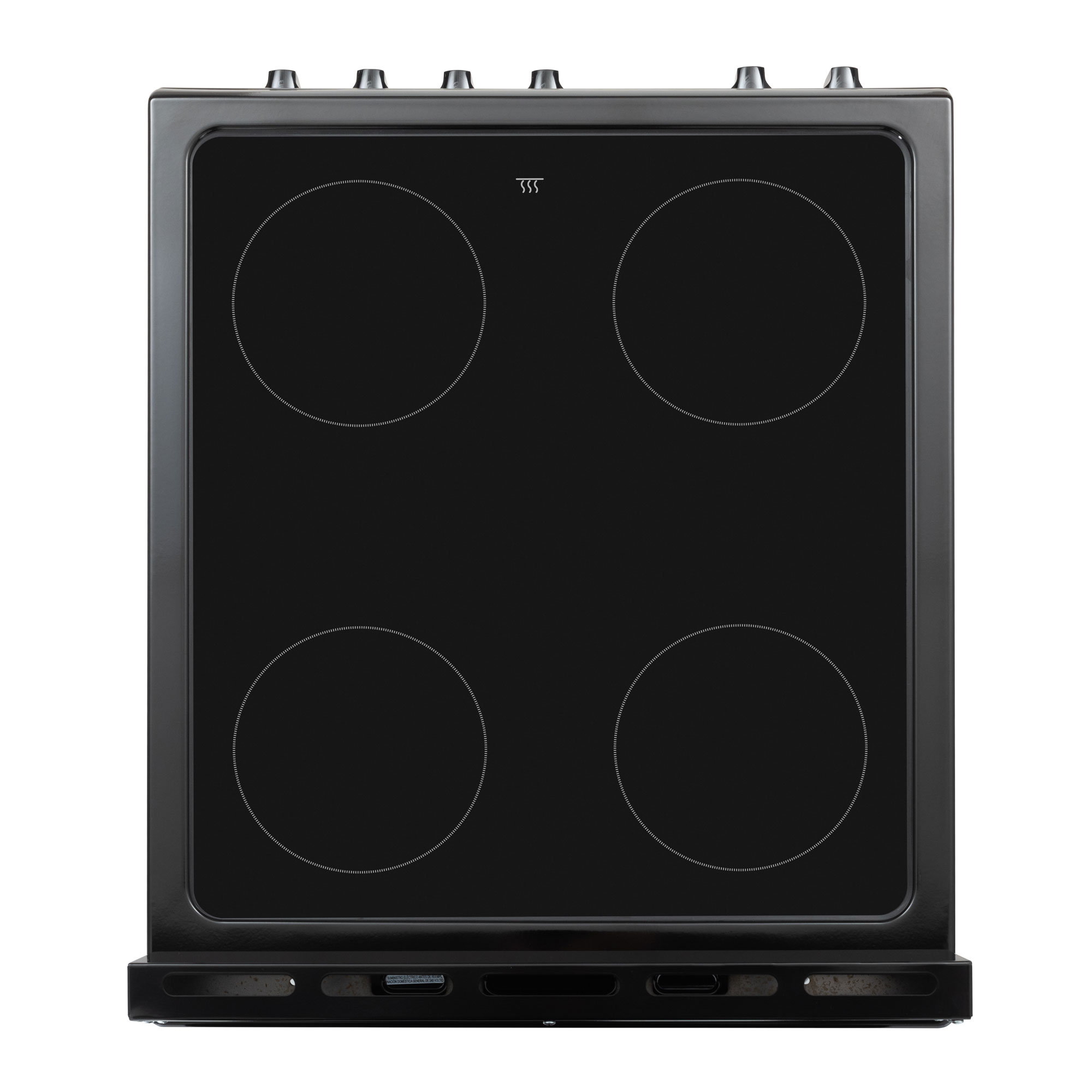 20″ Wide Electric Range in Black view 8
