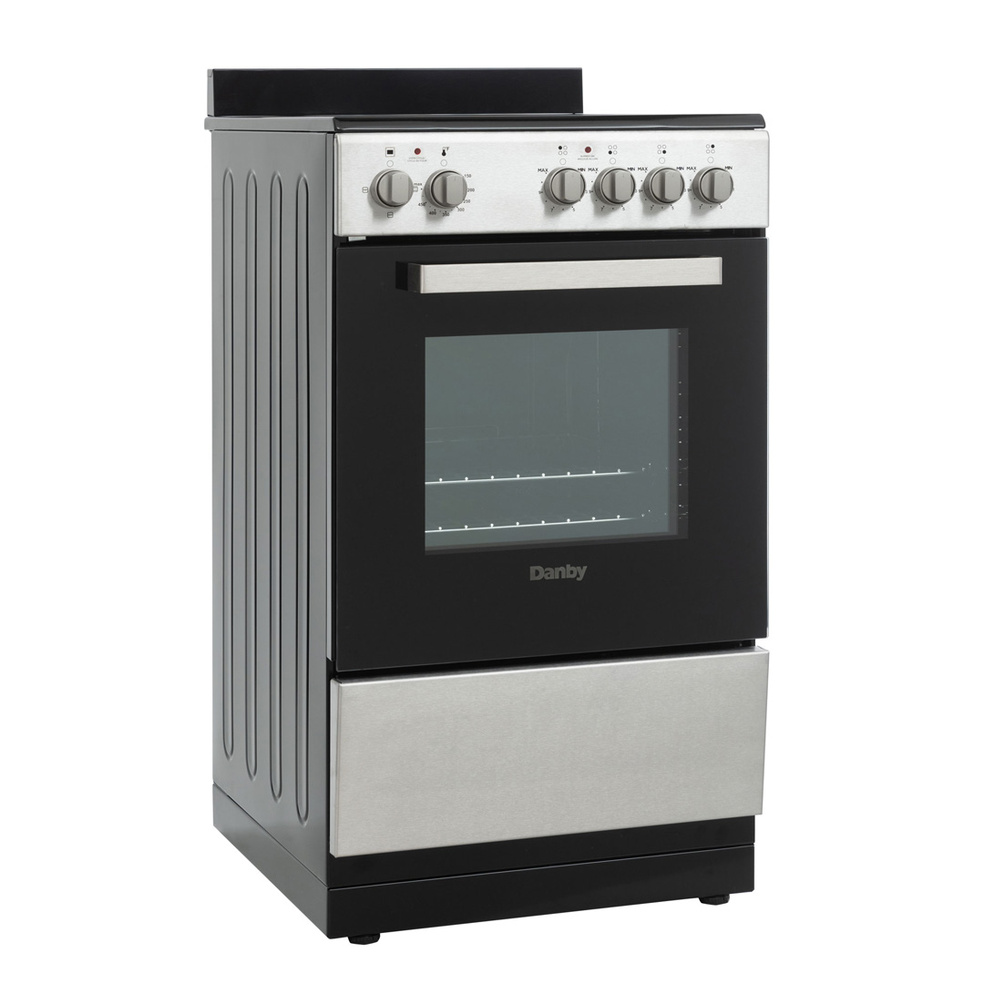 20″ Wide Electric Range in Stainless Steel view 2