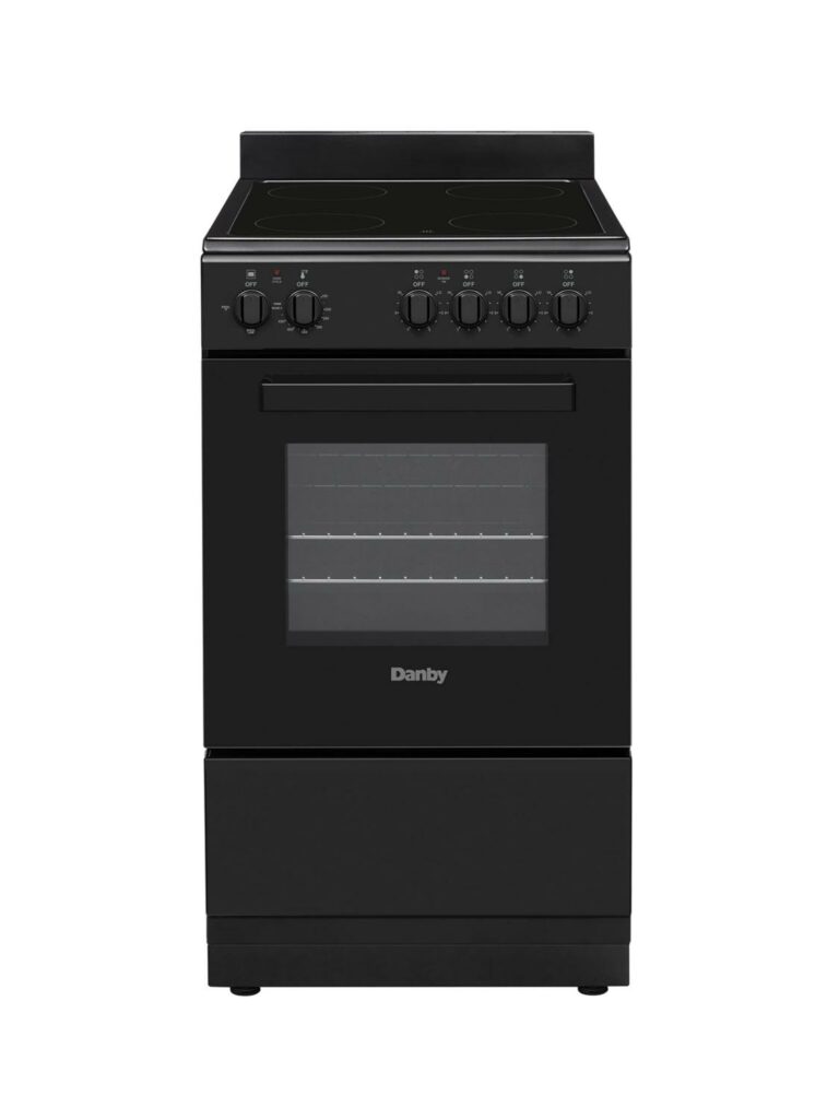 20″ Wide Electric Range in Black DER20V1B