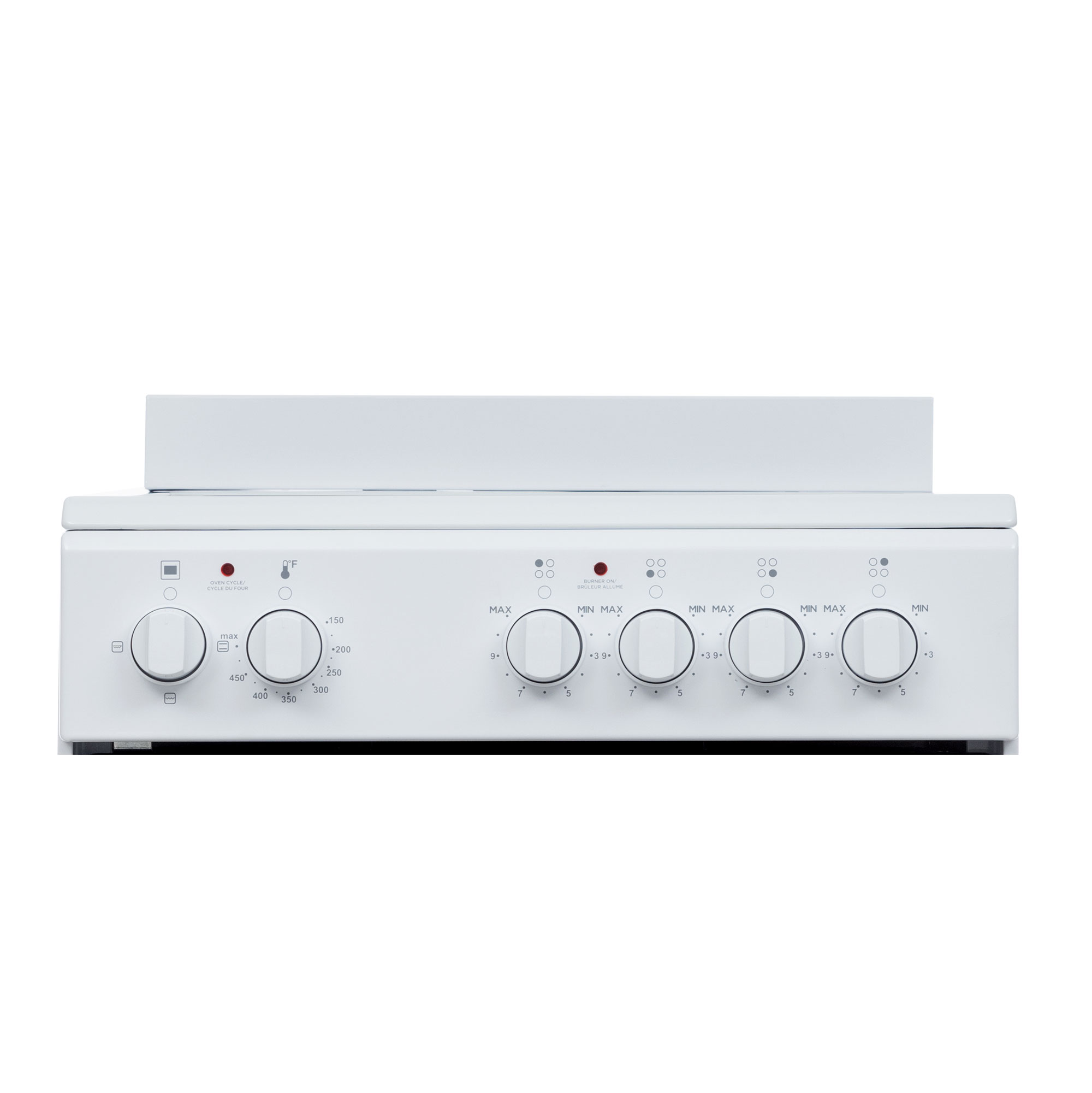 20″ Wide Electric Range in White view 9