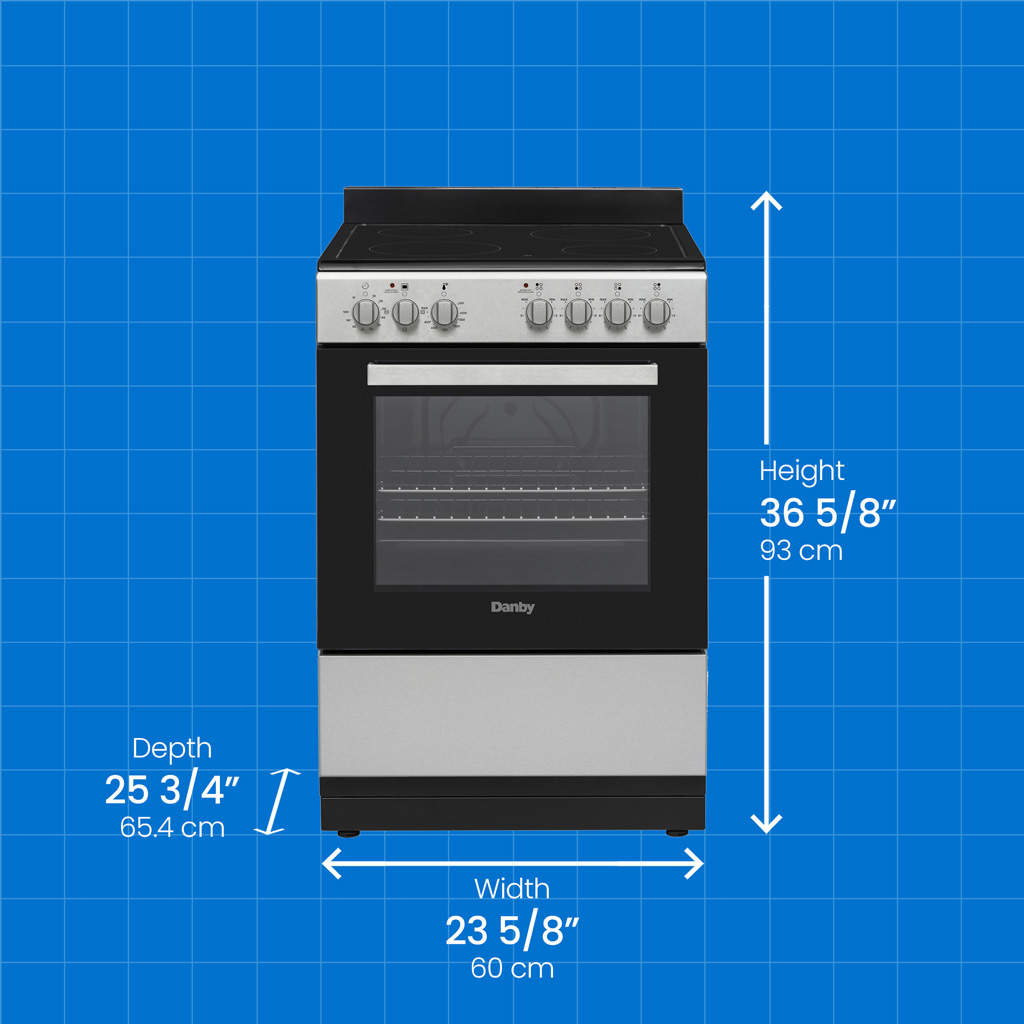 24″ Wide Electric Range view 6