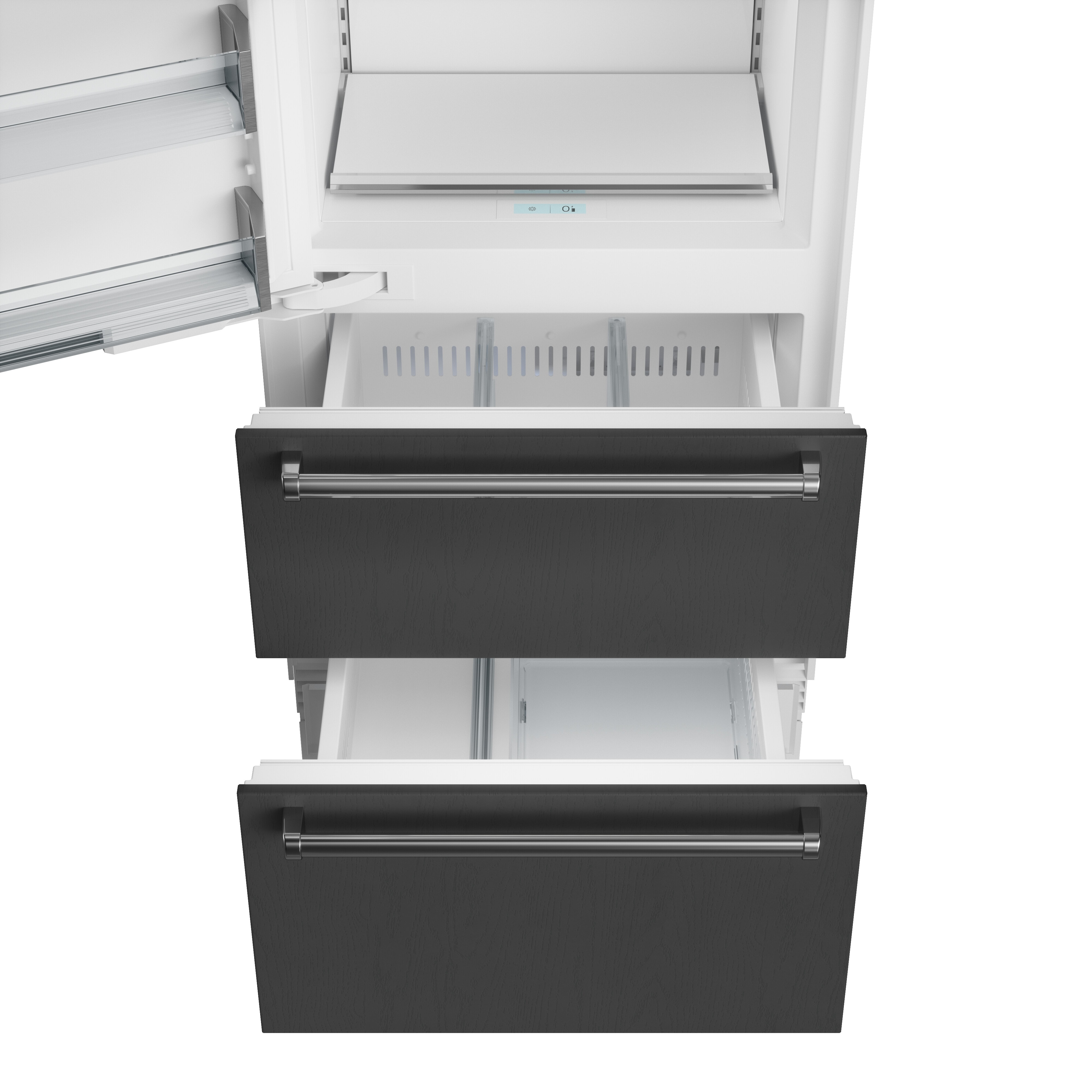 30" Designer Over-and-Under Freezer with Ice Maker - Panel Ready DET3050FIL