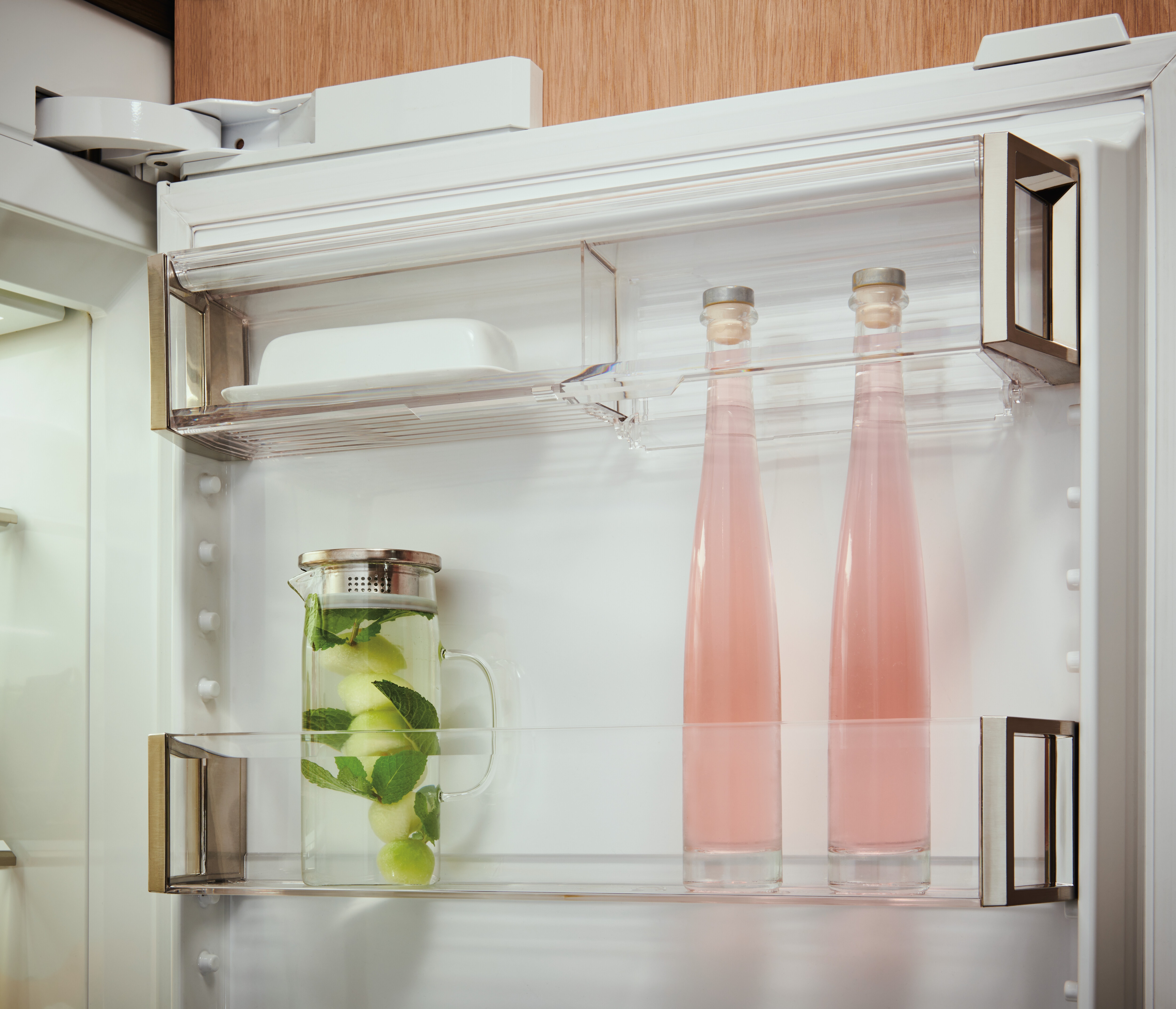 30" Designer Over-and-Under Refrigerator with Internal Dispenser - Panel Ready DET3050RIDL
