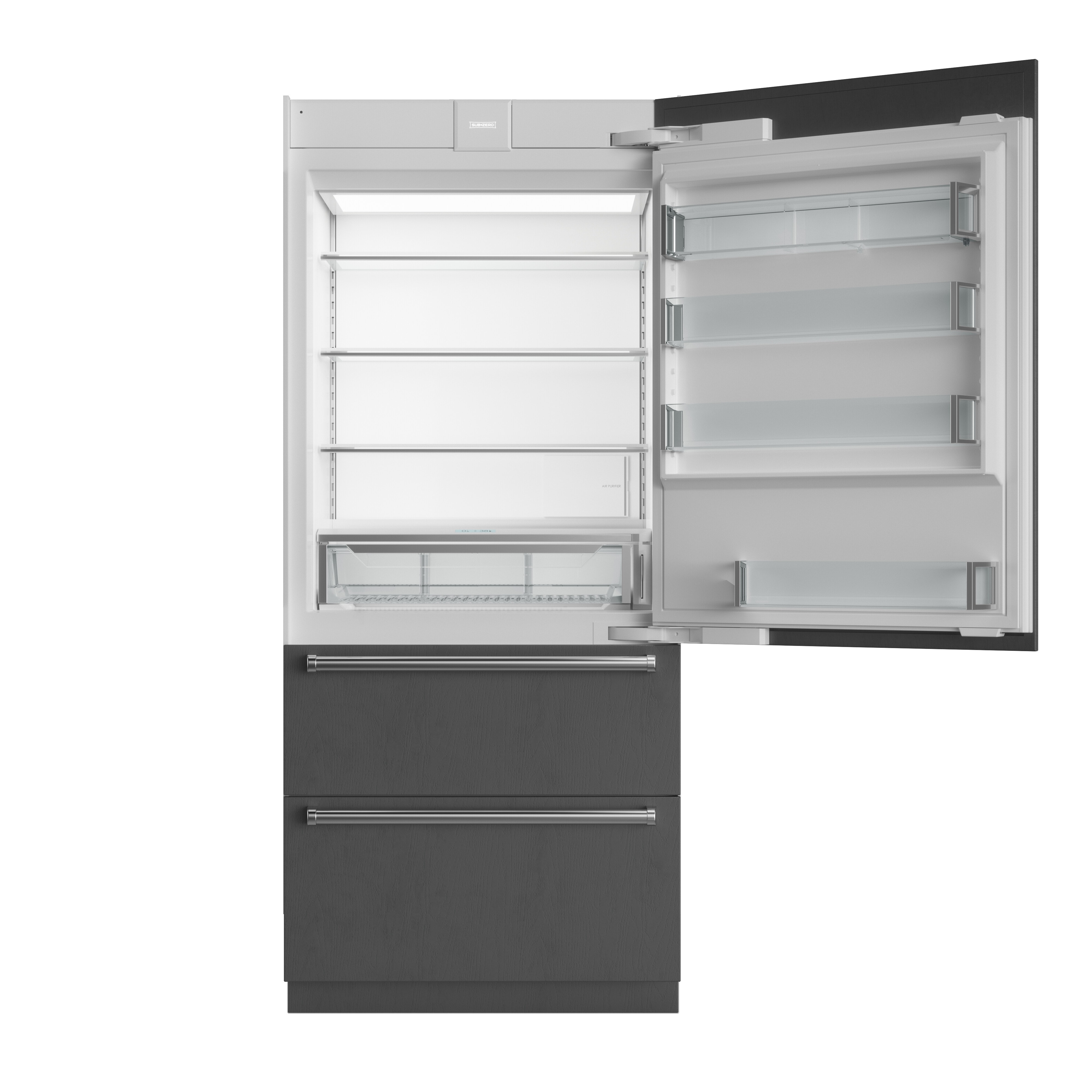 36" Designer Over-and-Under Refrigerator - Panel Ready DET3650RL