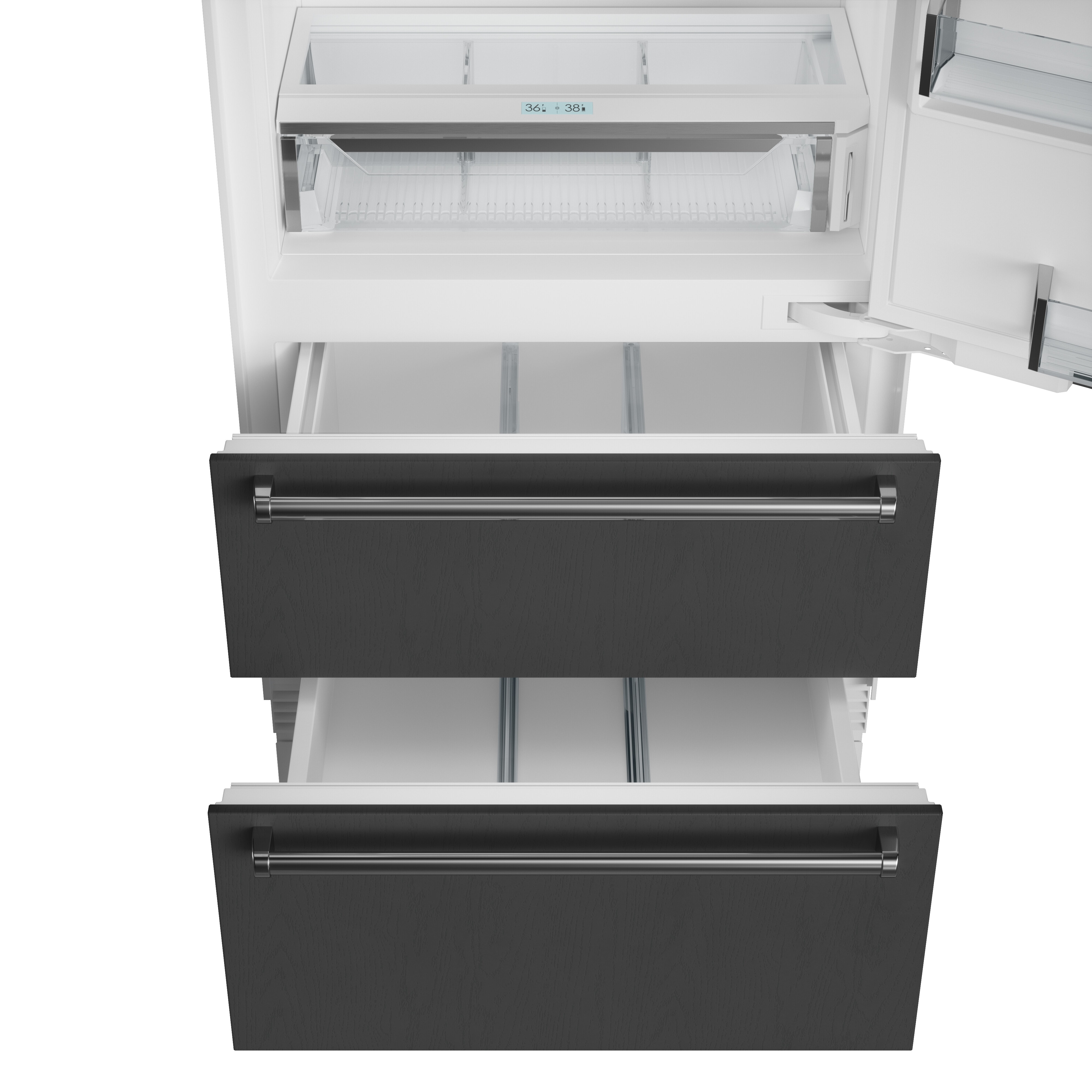 36" Designer Over-and-Under Refrigerator - Panel Ready DET3650RL