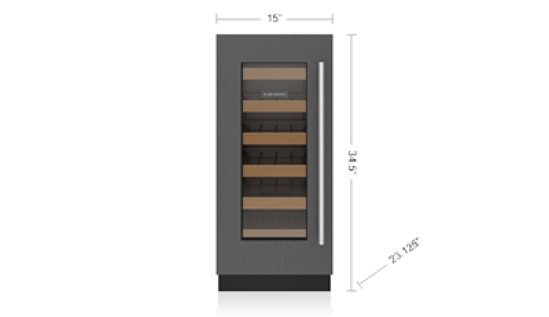 15" Designer Undercounter Wine Storage - Panel Ready DEU1550WAR