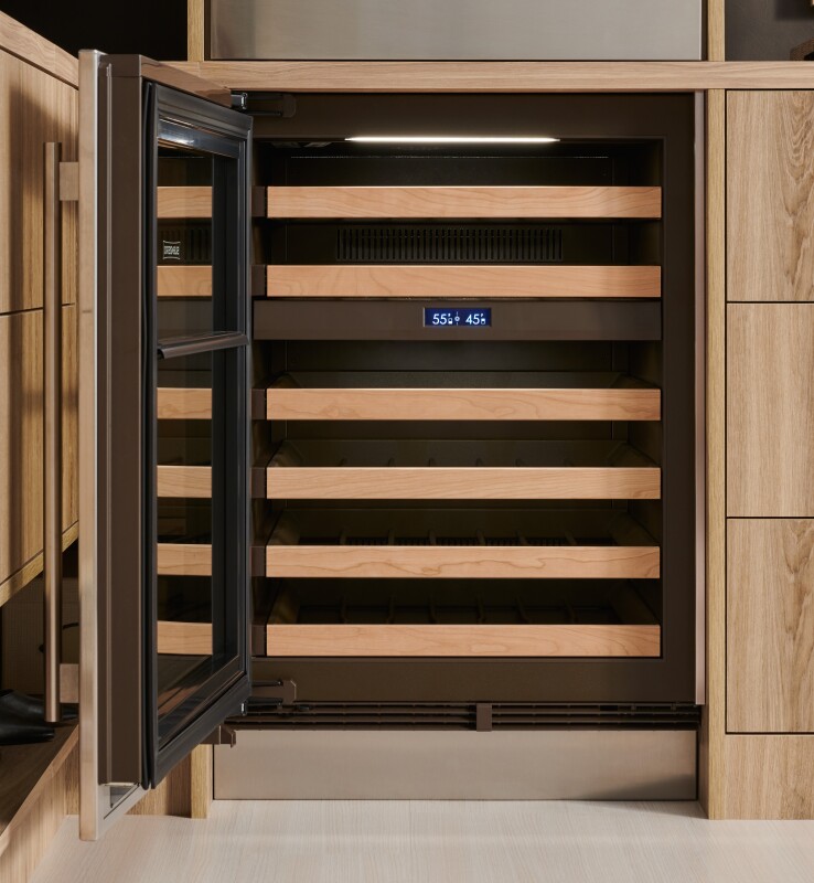 Sub-Zero 24" Designer Undercounter Wine Storage - Left Hinge Custom/Panel Ready DEU2450WL Picture 1
