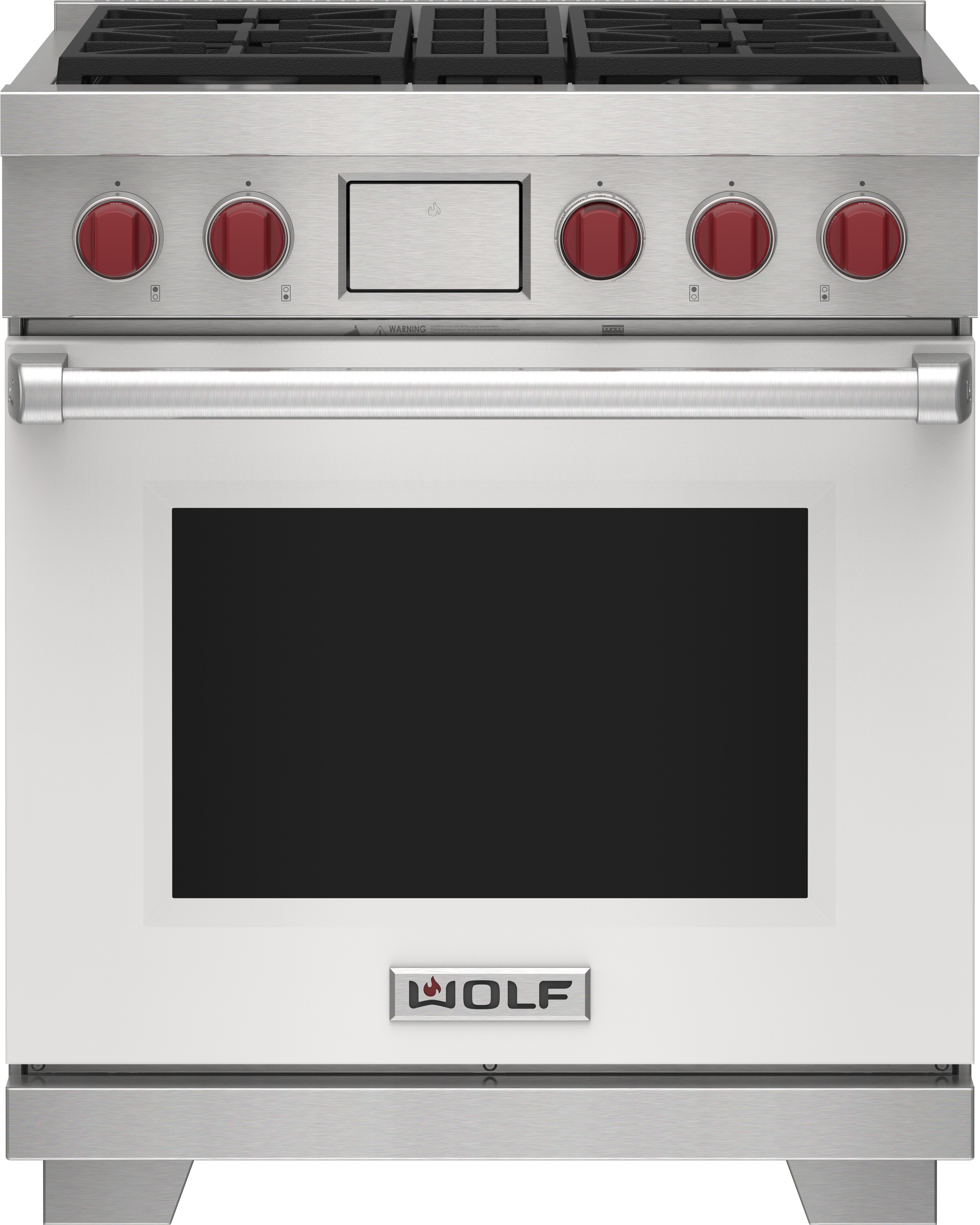 30" Dual Fuel Range - 4 Burners DF30450BKP