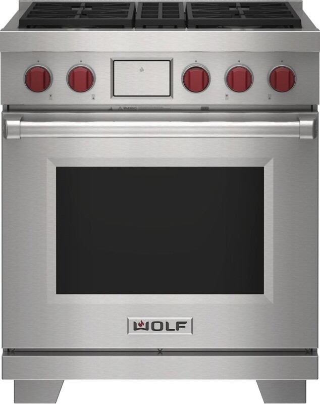 30" Dual Fuel Range - 4 Burners DF30450SPLP