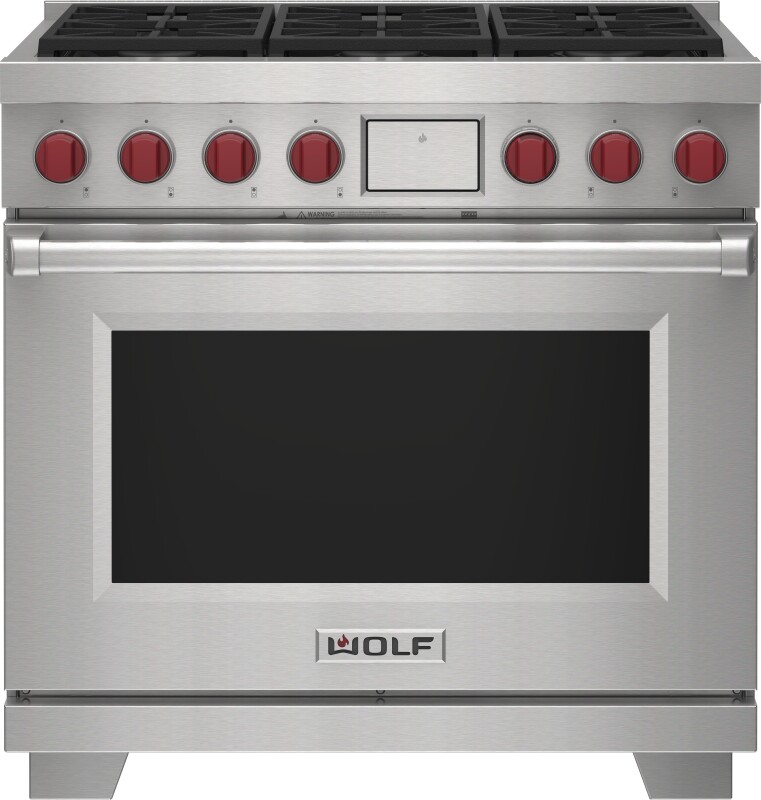 36" Dual Fuel Range - 6 Burners DF36650SP