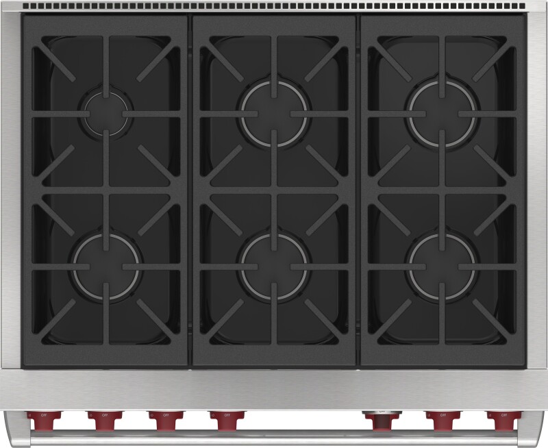 36" Dual Fuel Range - 6 Burners DF36650SPLP