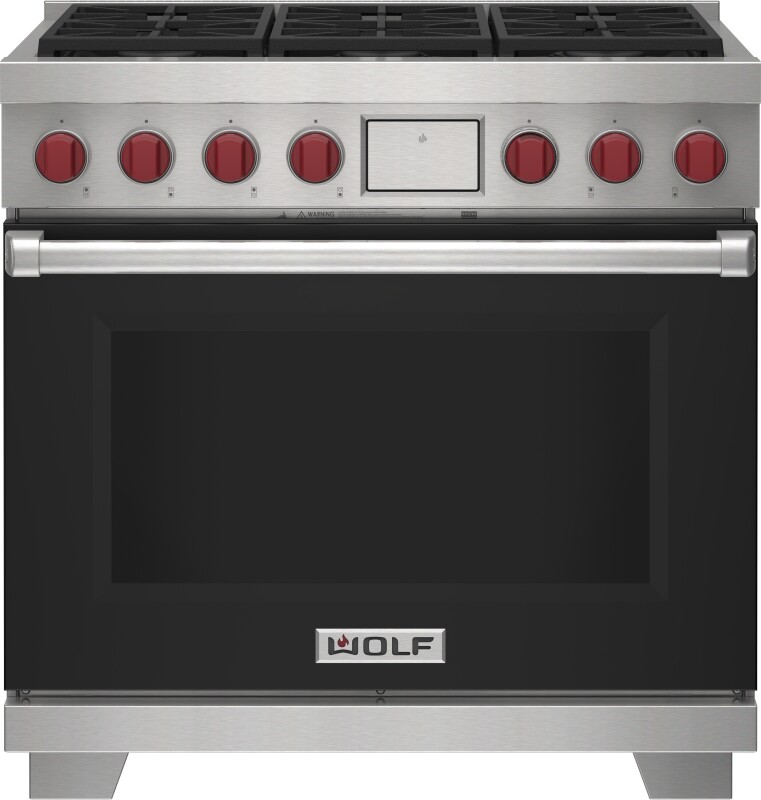 36" Dual Fuel Range - 6 Burners DF36650SPLP