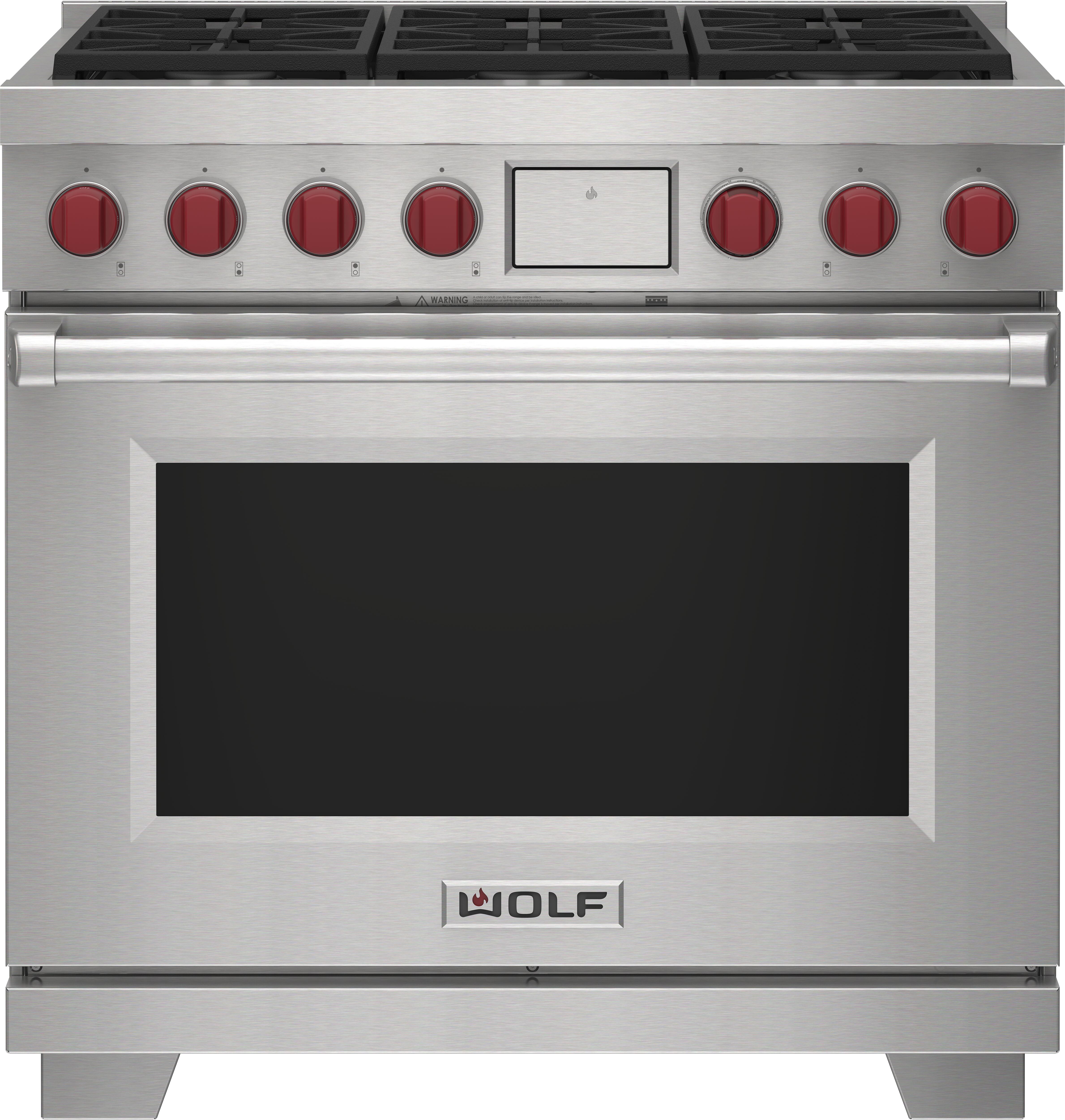 36" Dual Fuel Range - 6 Burners DF36650WHPLP