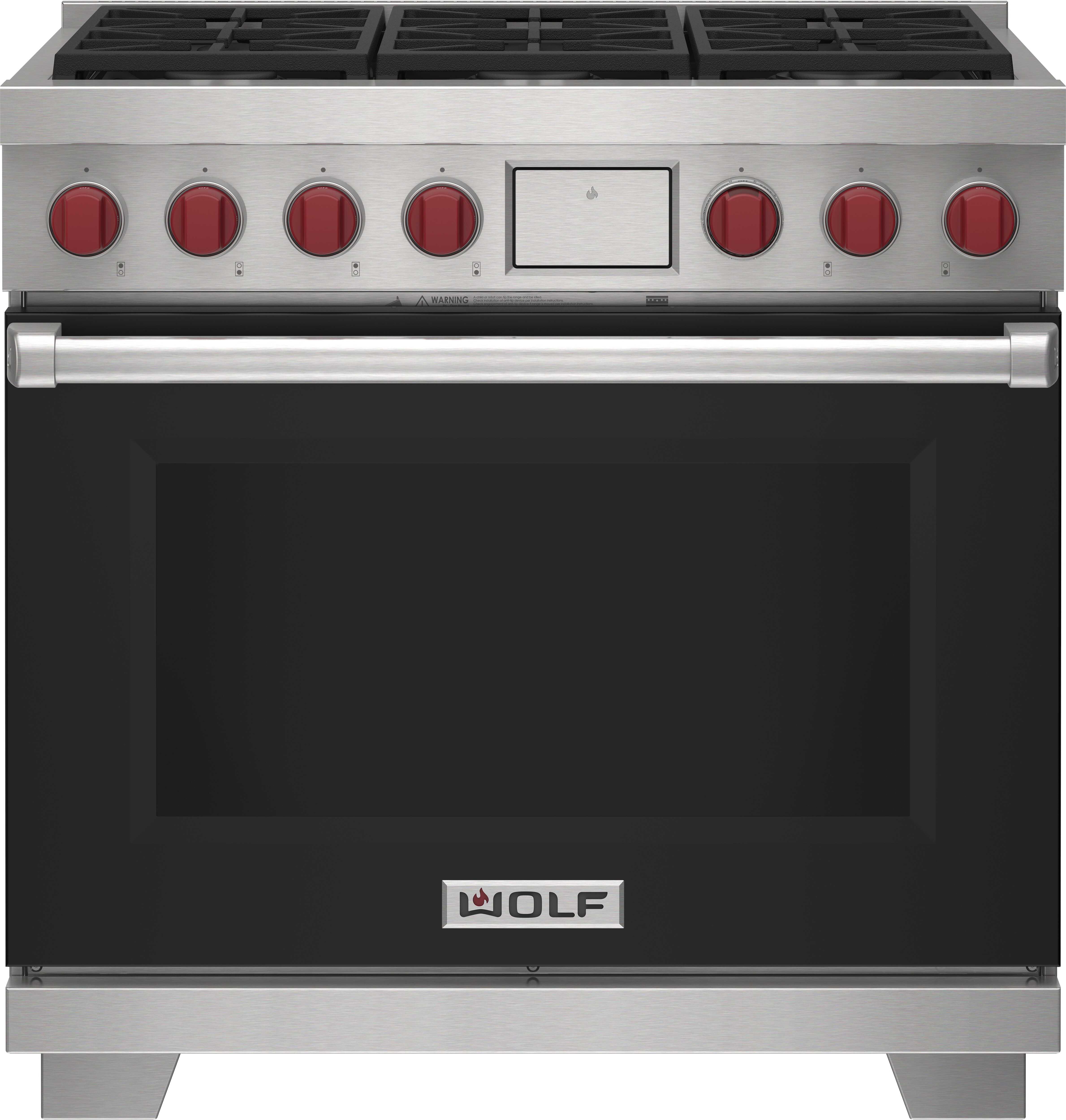 36" Dual Fuel Range - 6 Burners DF36650WHP