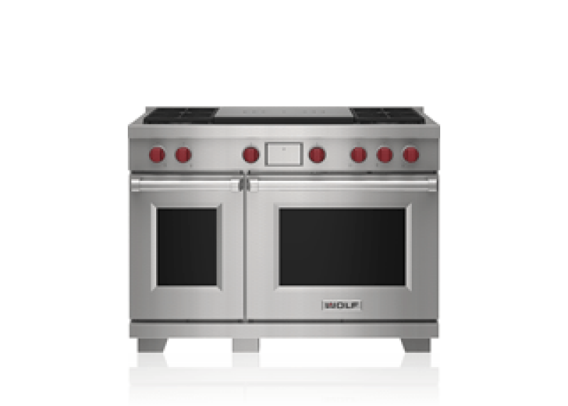 48" Dual Fuel Range - 4 Burners and French Top DF48450FSPLP