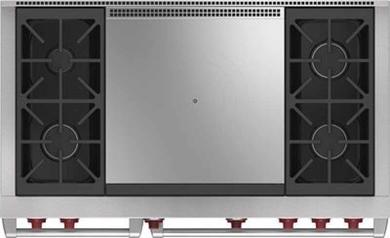 48" Dual Fuel Range - 4 Burners and French Top DF48450FSPLP