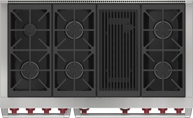 48" Dual Fuel Range - 6 Burners and Infrared Charbroiler DF48650CSPLP