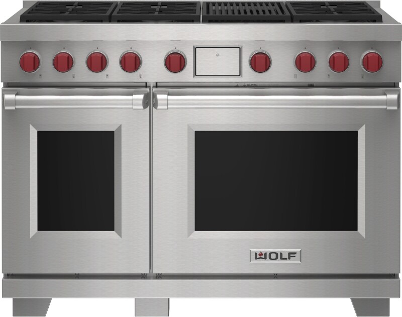48" Dual Fuel Range - 6 Burners and Infrared Charbroiler DF48650CSPLP