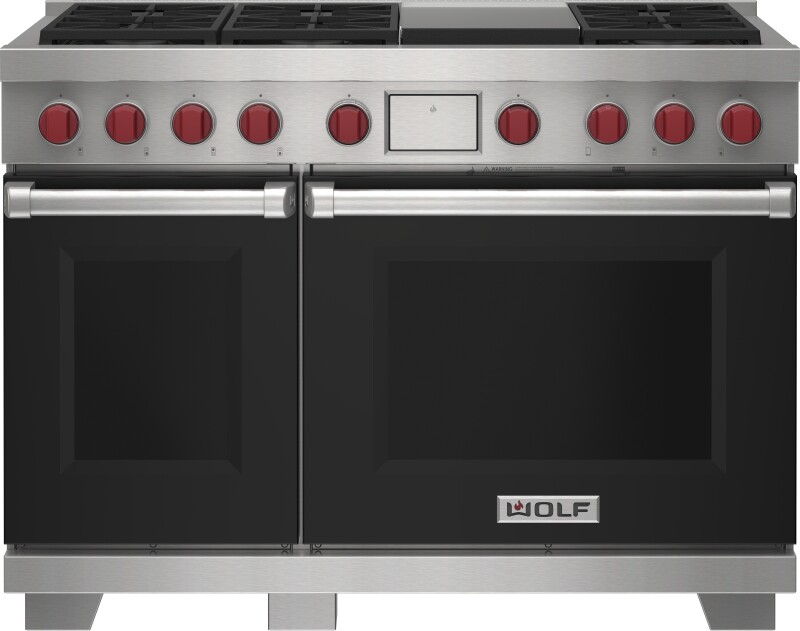 48" Dual Fuel Range - 6 Burners and Infrared Griddle DF48650GSPLP