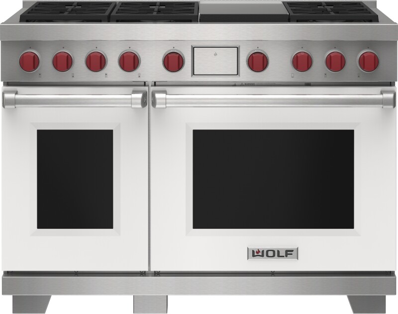 48" Dual Fuel Range - 6 Burners and Infrared Griddle DF48650GSPLP