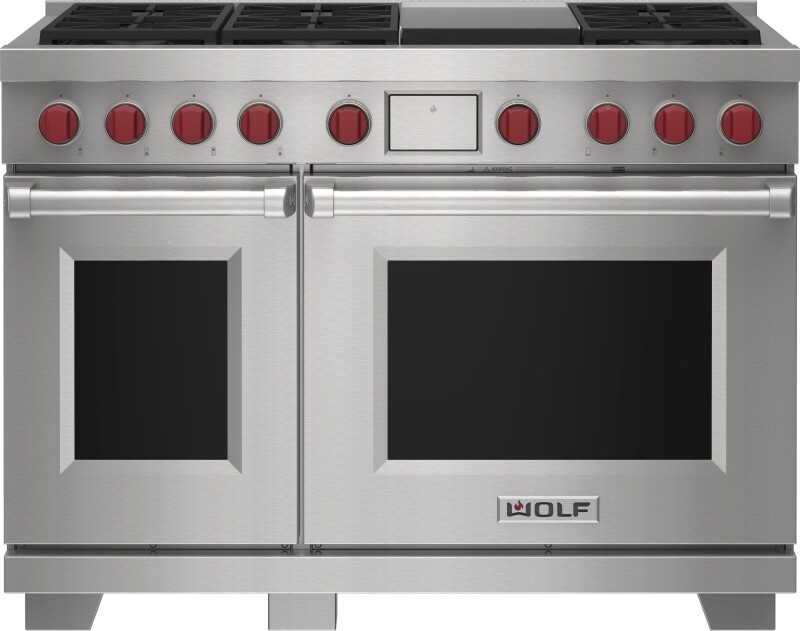 48" Dual Fuel Range - 6 Burners and Infrared Griddle DF48650GSPLP