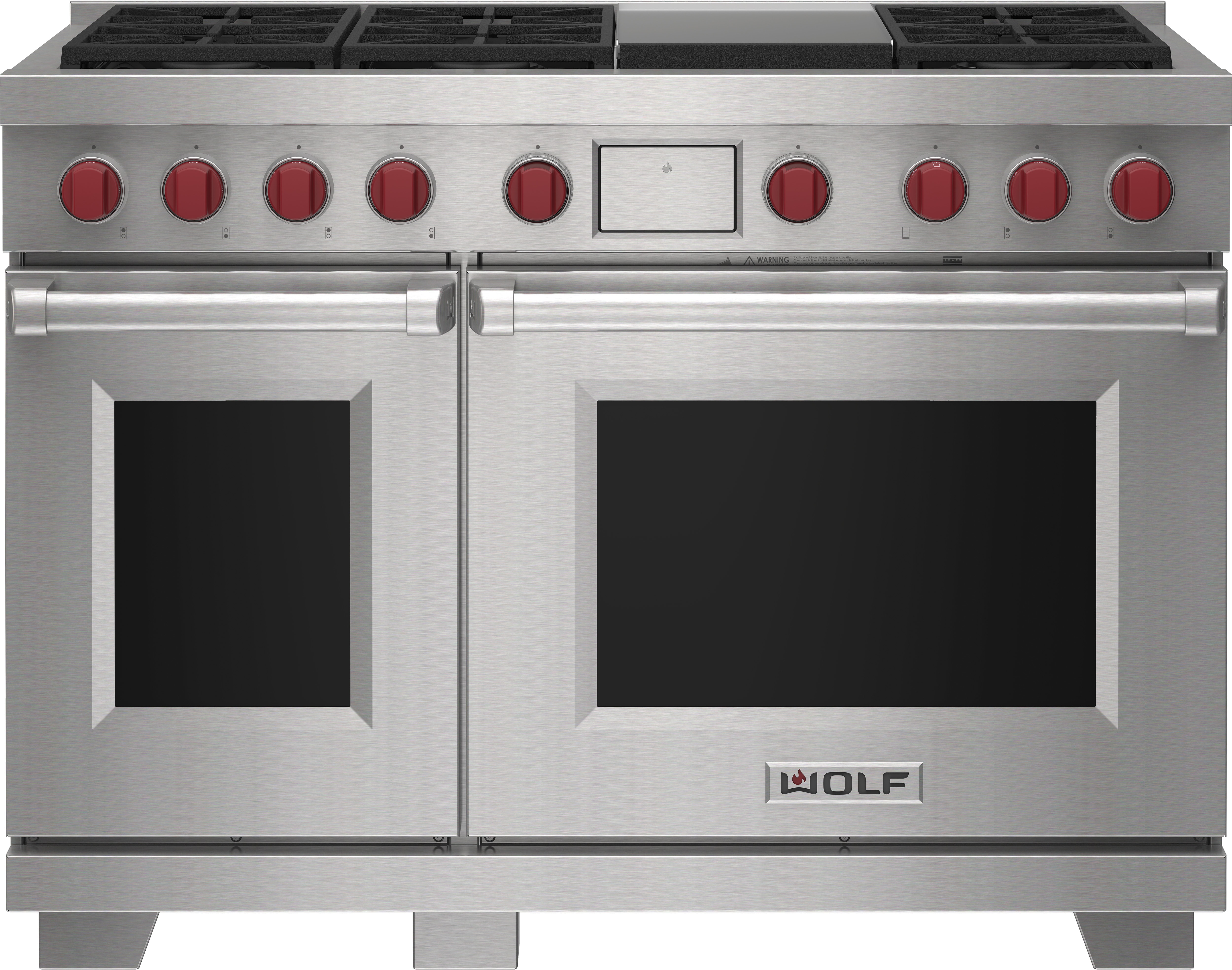 48" Dual Fuel Range - 6 Burners and Infrared Griddle DF48650GWHP