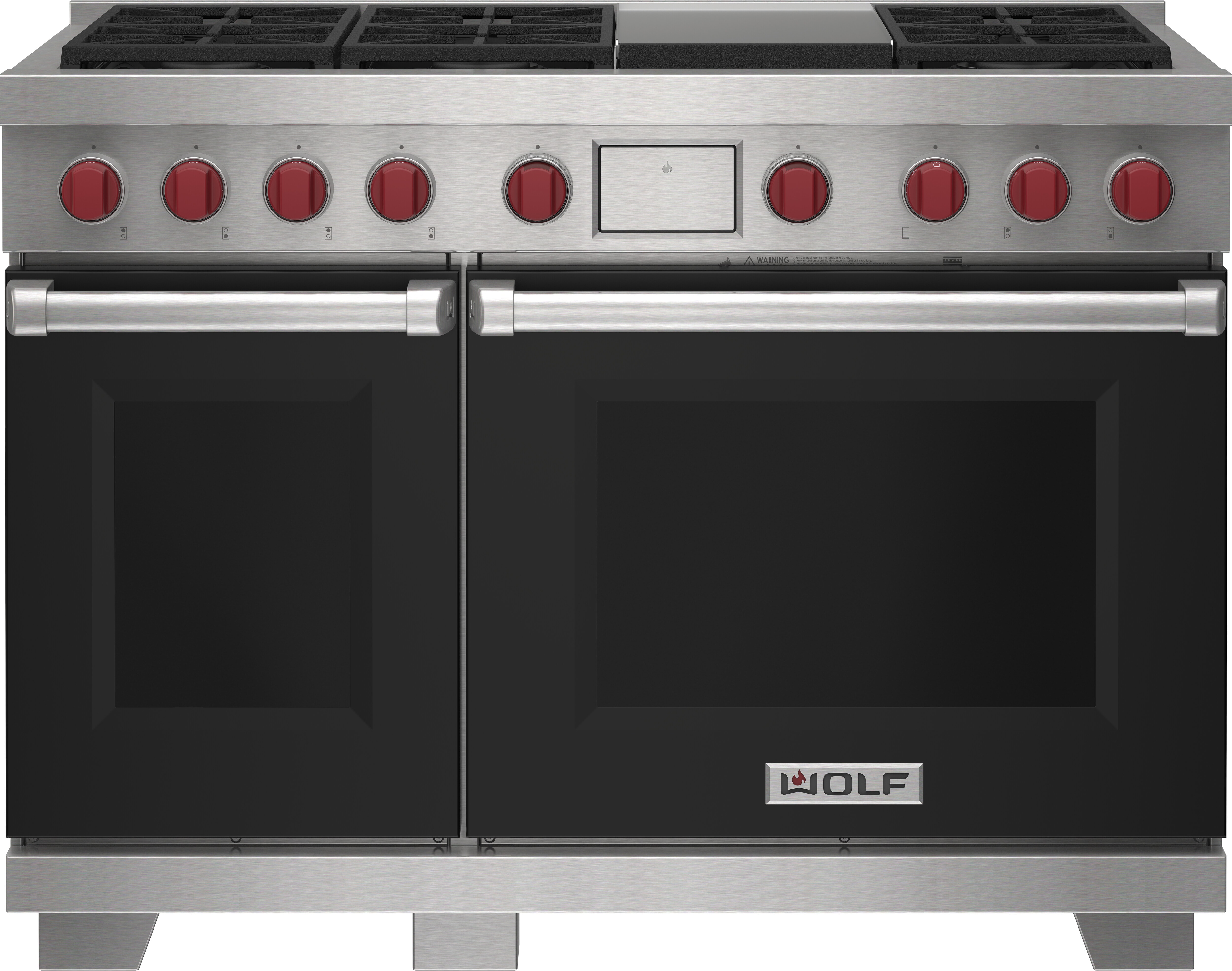 48" Dual Fuel Range - 6 Burners and Infrared Griddle DF48650GWHP