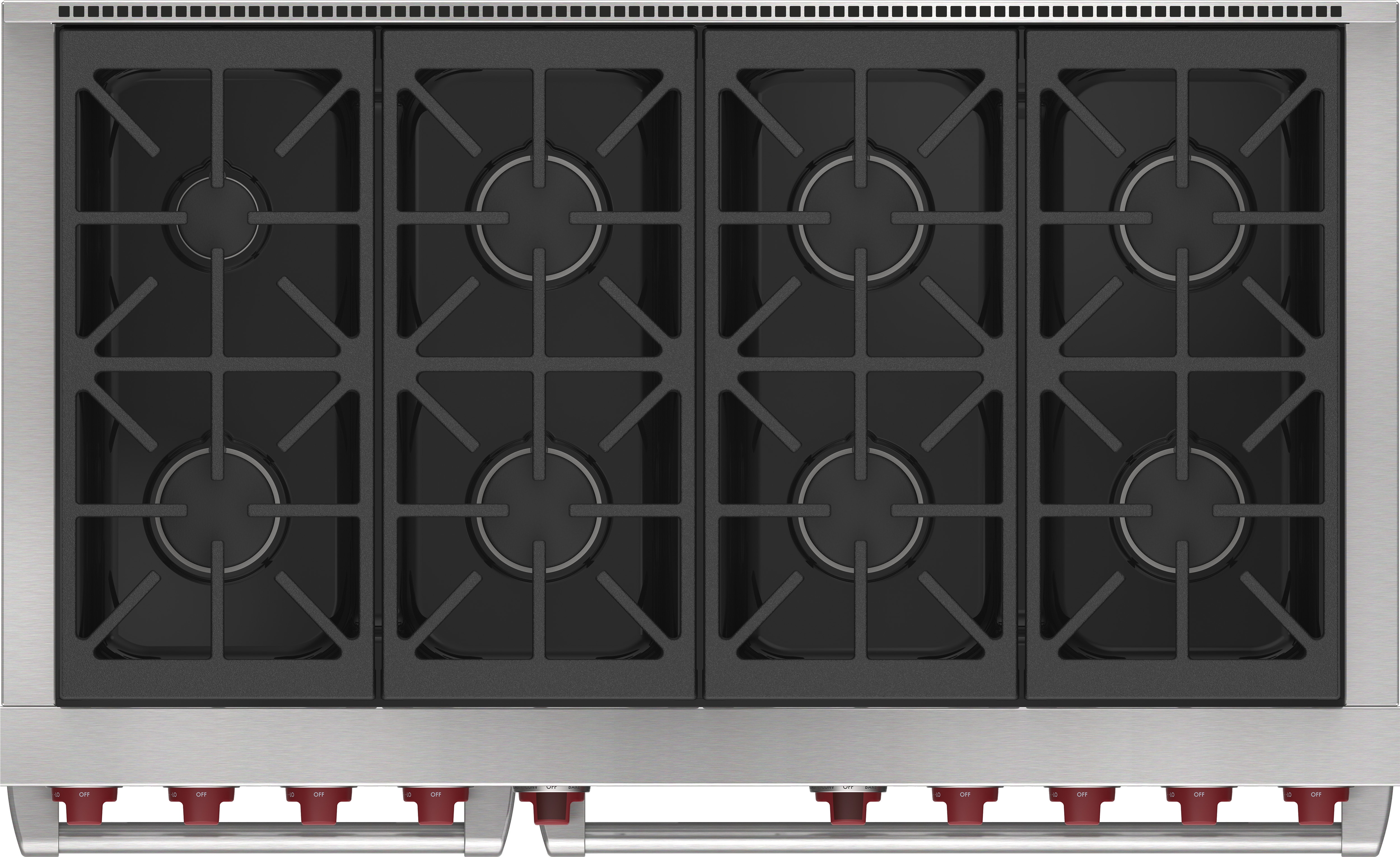 48" Dual Fuel Range - 8 Burners DF48850BKP