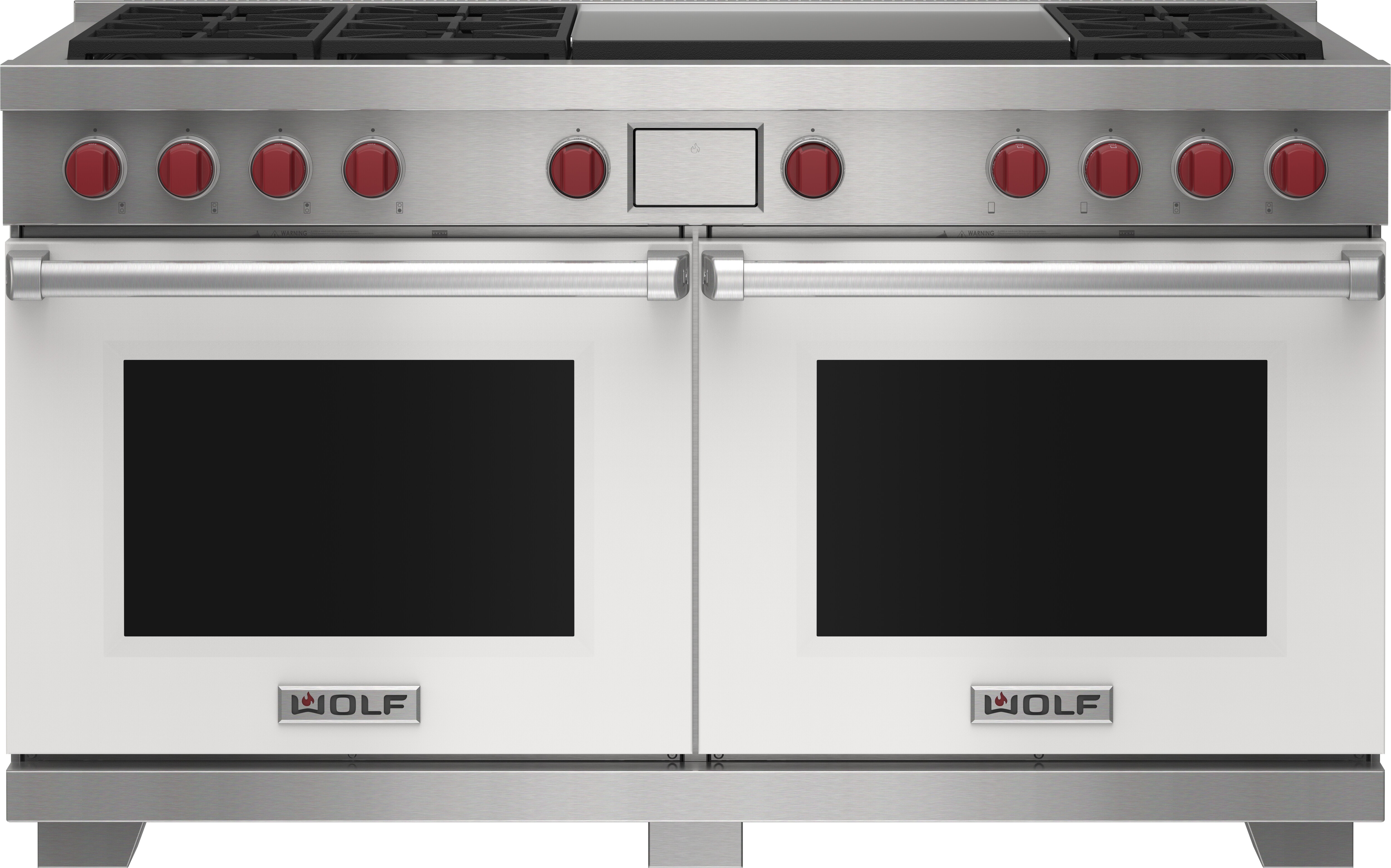 60" Dual Fuel Range - 6 Burners and Infrared Dual Griddle DF60650DGBKPLP