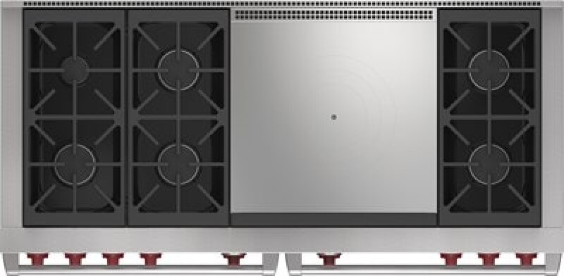 60" Dual Fuel Range - 6 Burners and French Top DF60650FSP