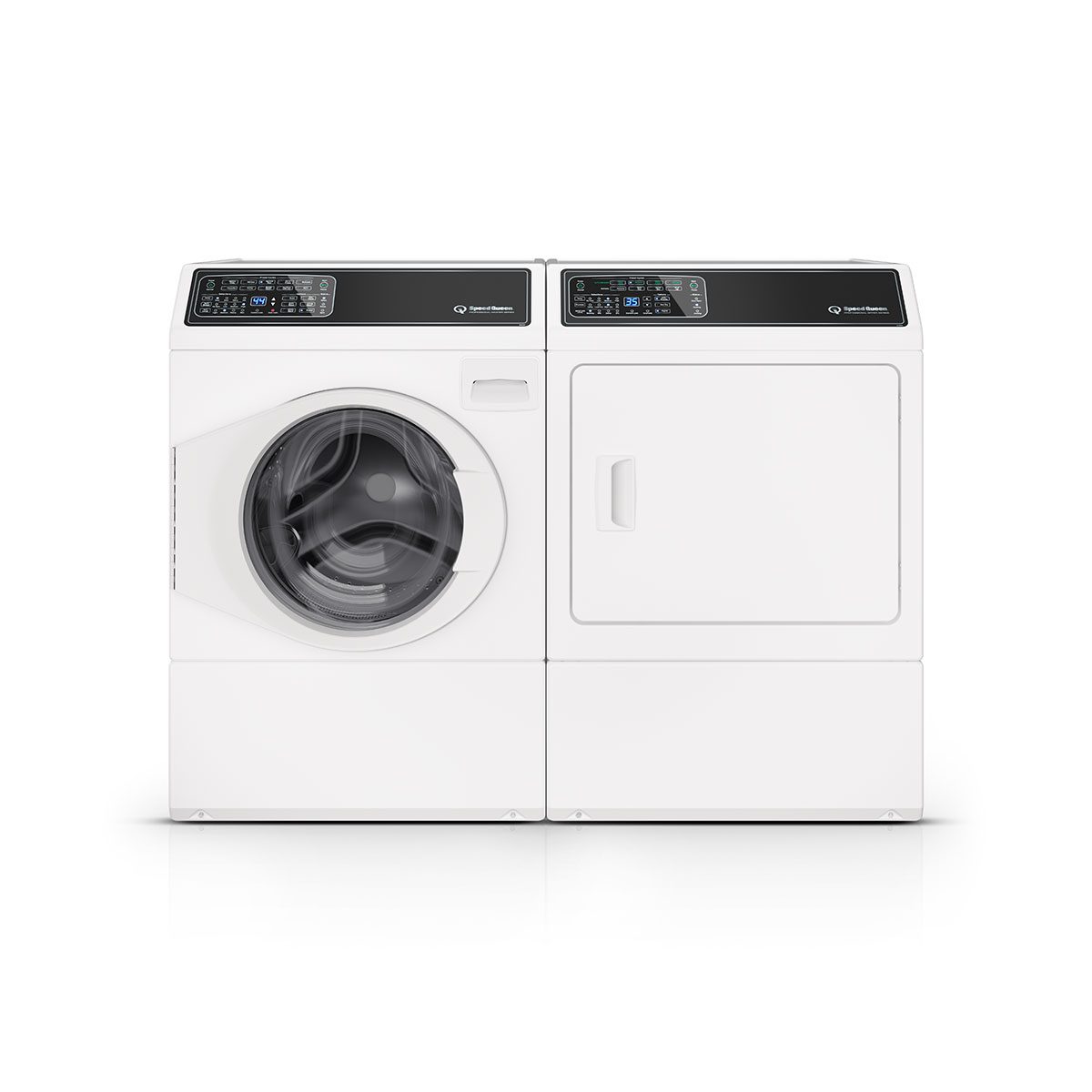 DF7 Sanitizing White Gas Dryer with Front Control view 5