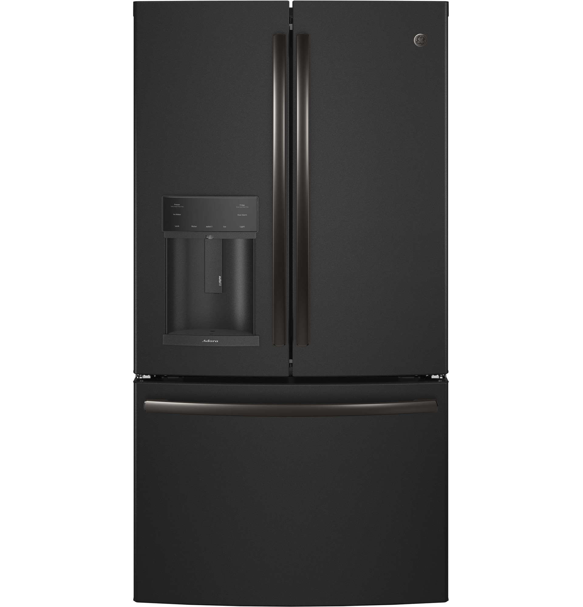 Adora series by GE 27.7 Cu. Ft. French-Door Refrigerator DFE28JELDS