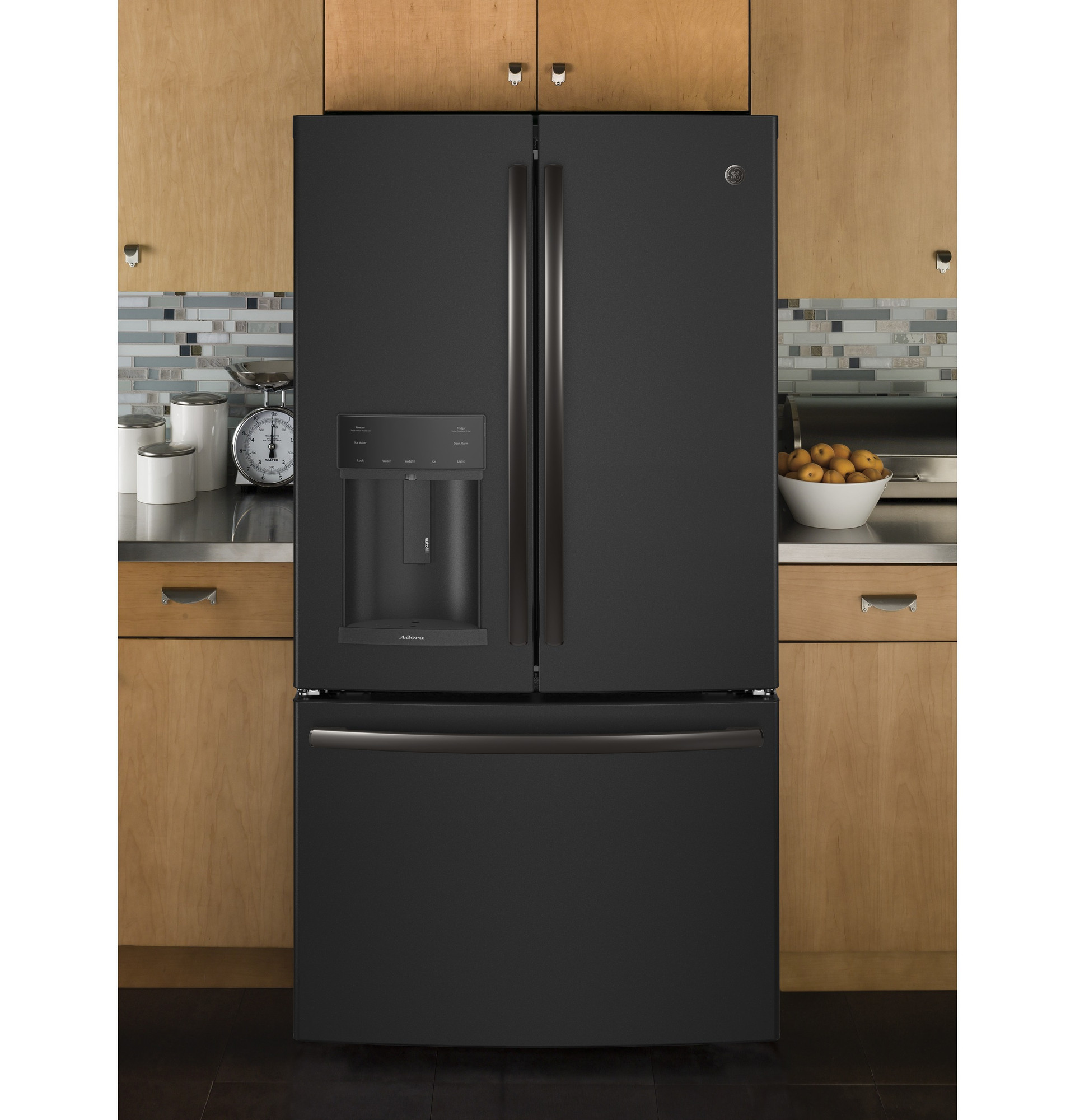 Adora series by GE 27.7 Cu. Ft. French-Door Refrigerator DFE28JELDS, product image 7 of 8