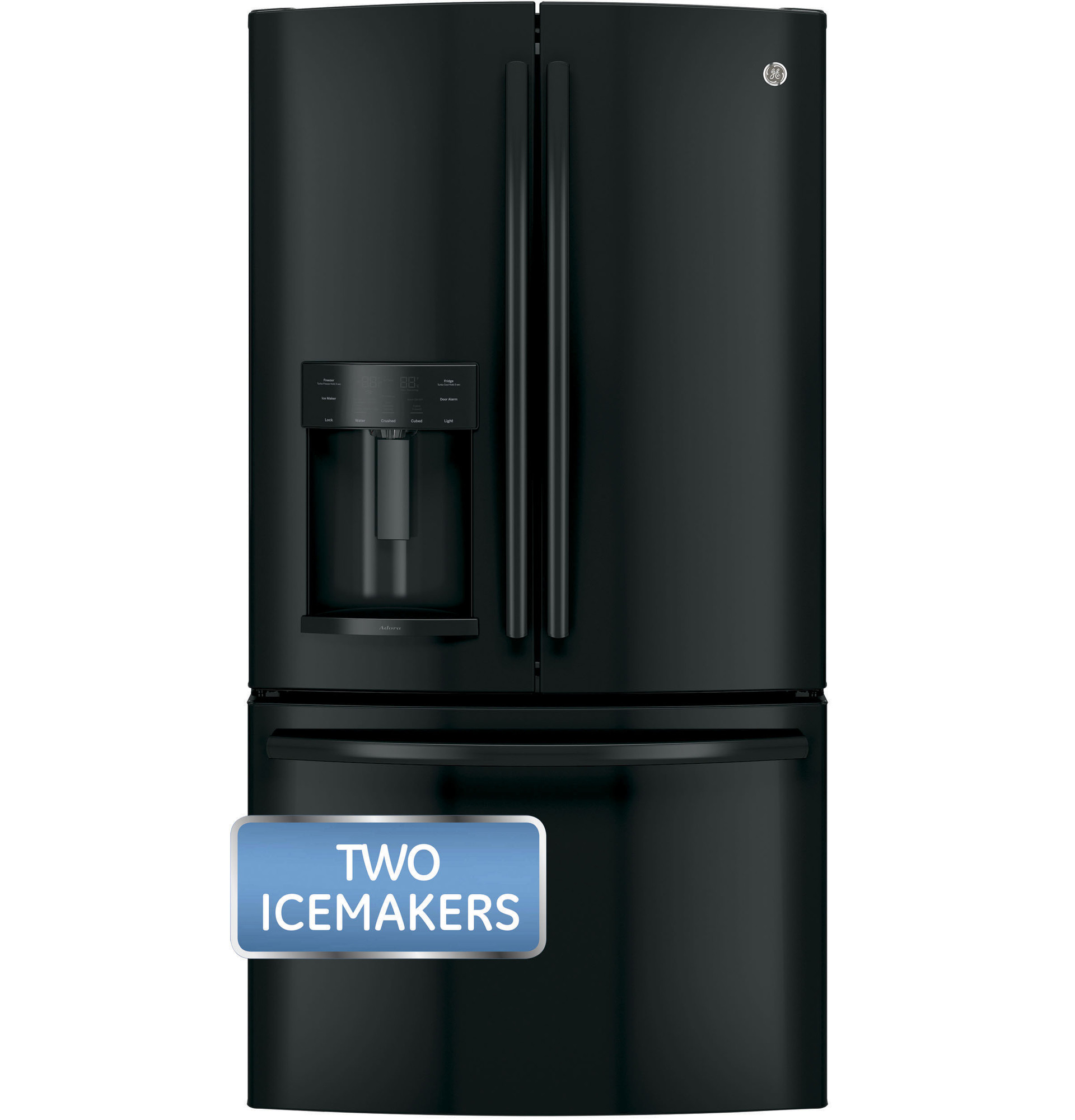 Adora series by GE 27.7 Cu. Ft. French-Door Refrigerator DFE28JGHBB, product image 8 of 10