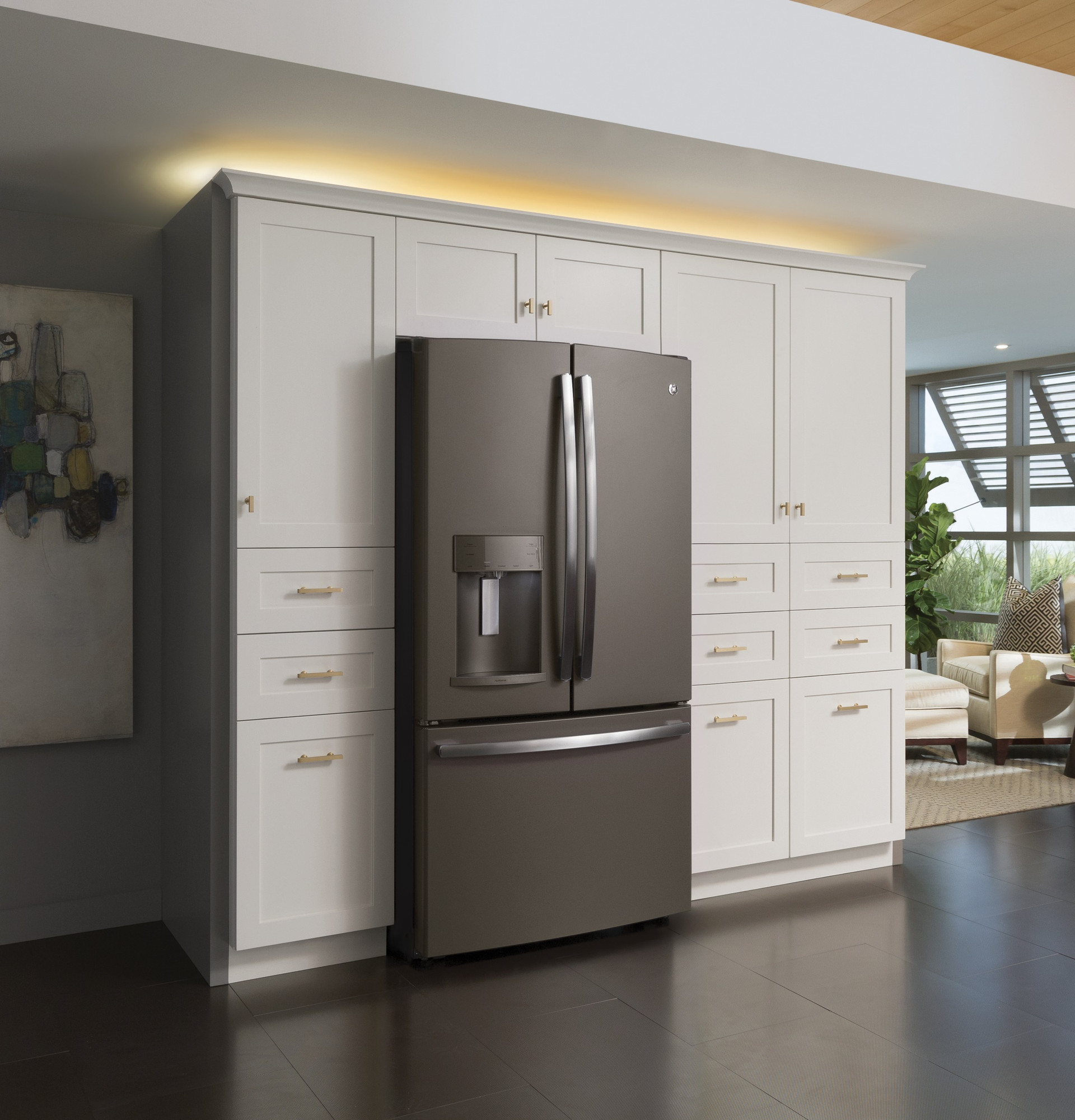 Adora series by GE 27.7 Cu. Ft. French-Door Refrigerator DFE28JMHES, product image 8 of 12