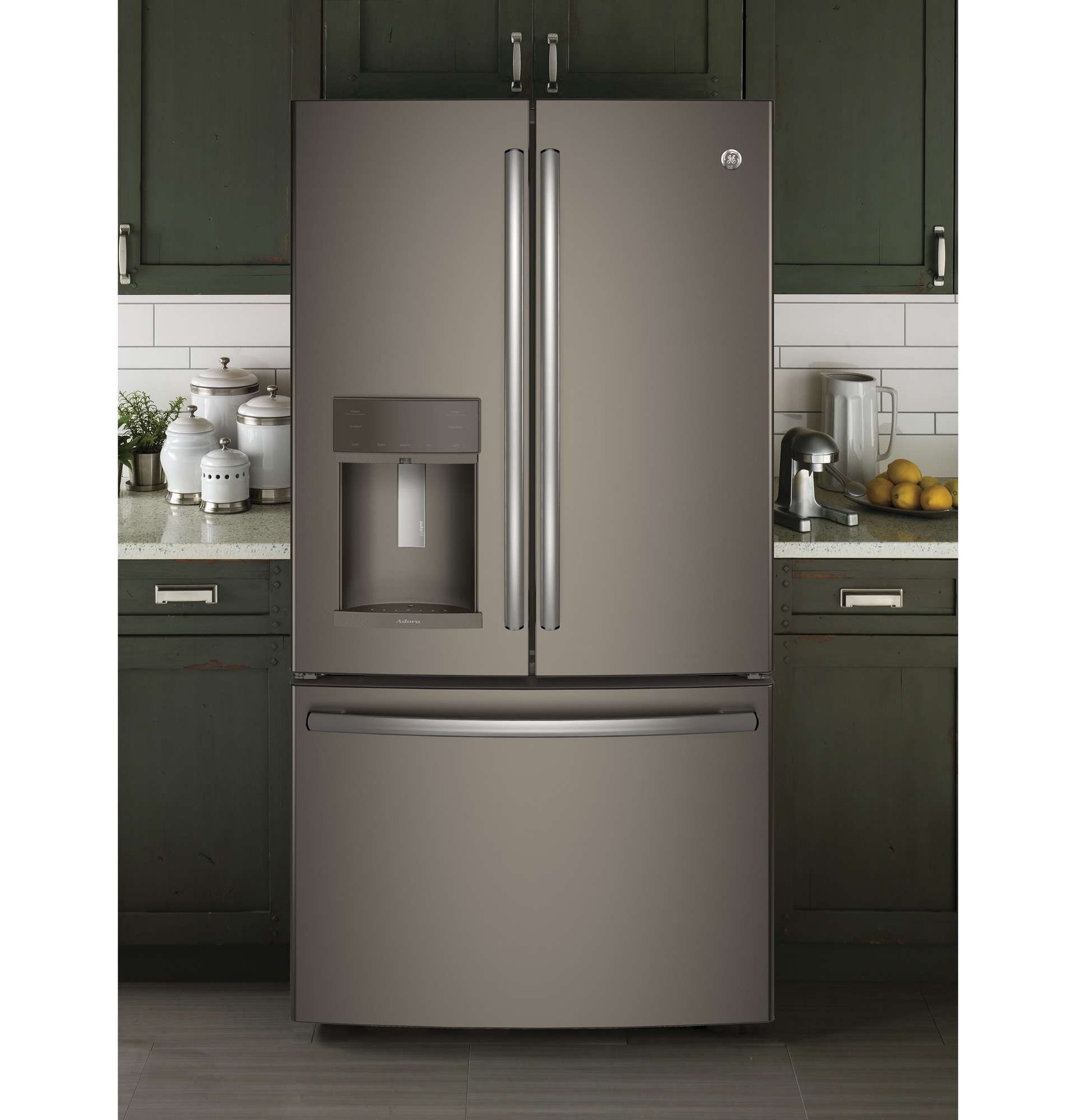 Adora series by GE 27.7 Cu. Ft. French-Door Refrigerator DFE28JMKES, product image 10 of 12