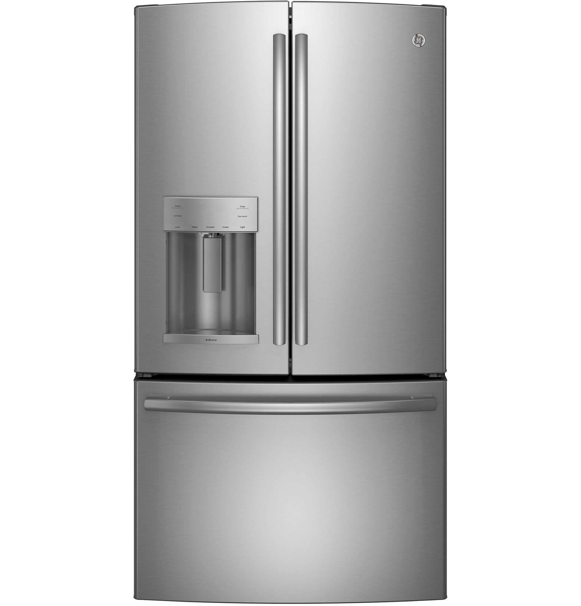 Adora series by GE 27.7 Cu. Ft. French-Door Refrigerator DFE28JSHSS