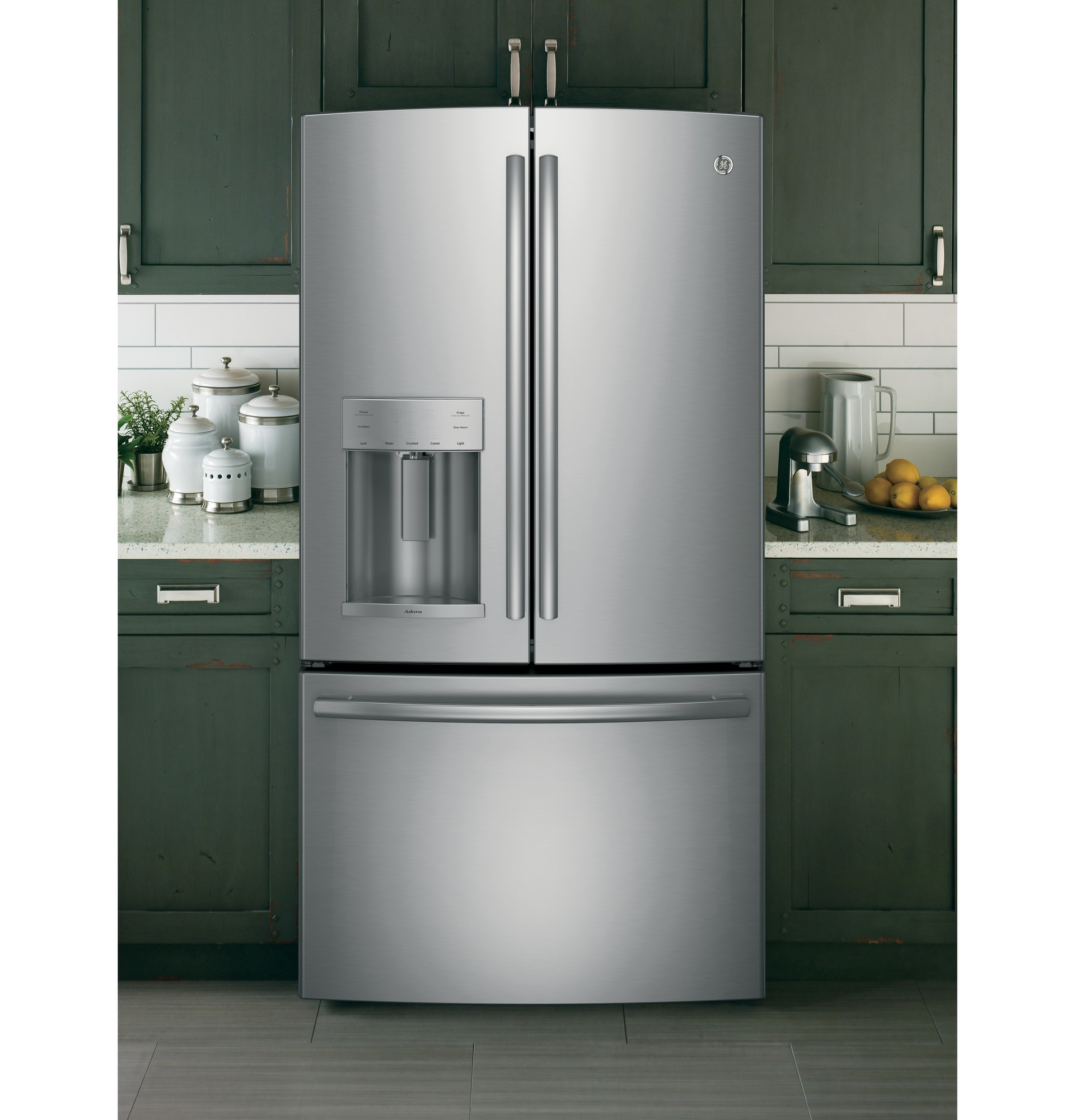 Adora series by GE 27.7 Cu. Ft. French-Door Refrigerator DFE28JSHSS, product image 6 of 10