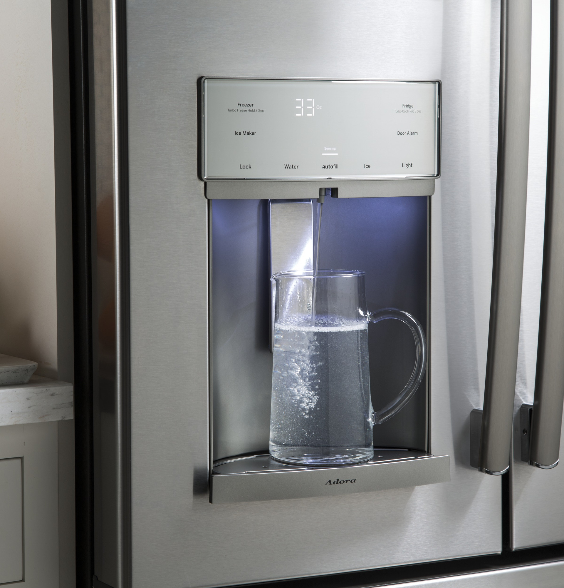 Adora series by GE 27.7 Cu. Ft. French-Door Refrigerator DFE28JSKSS, product image 5 of 11