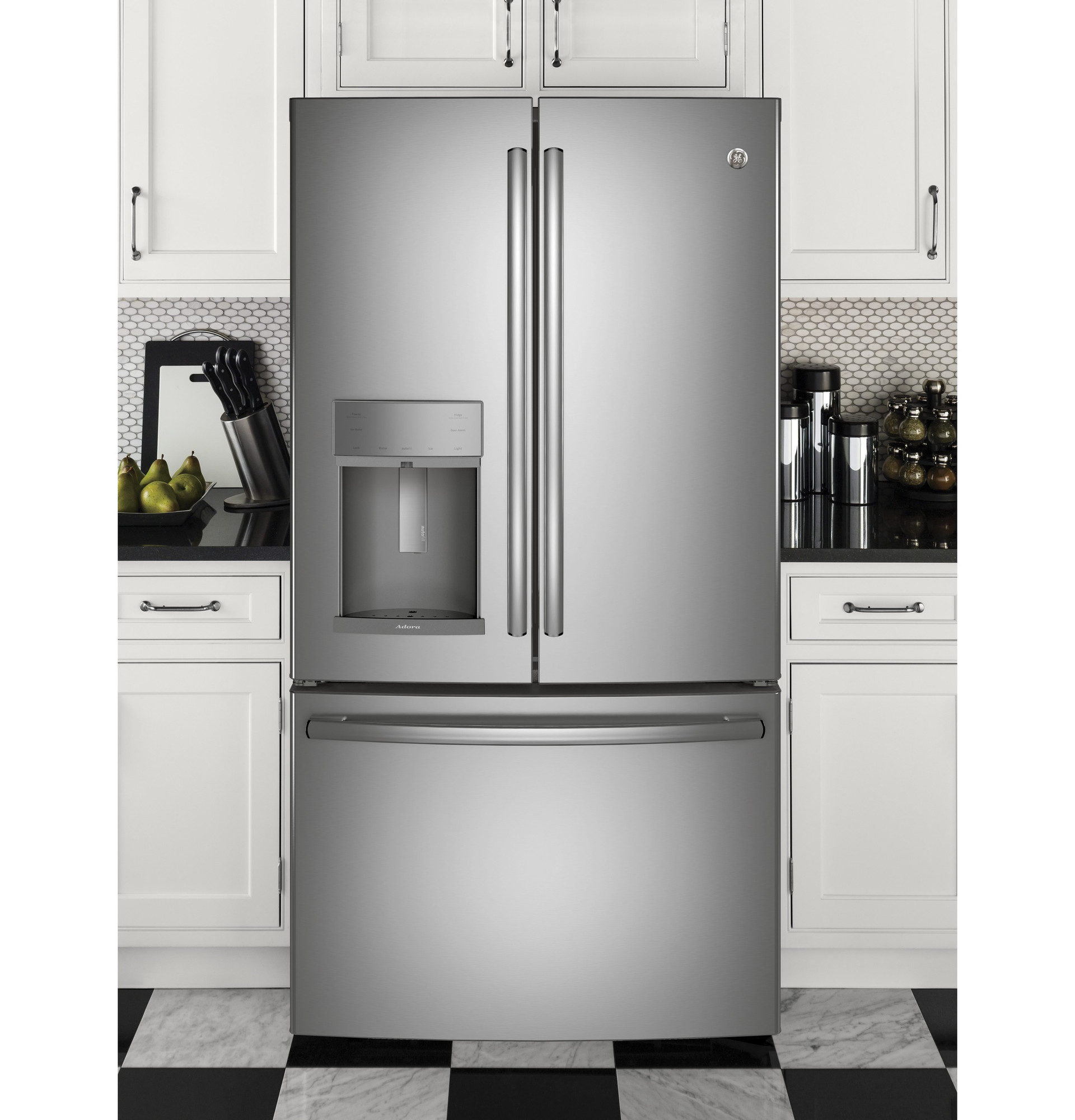 Adora series by GE 27.7 Cu. Ft. French-Door Refrigerator DFE28JSKSS, product image 9 of 11