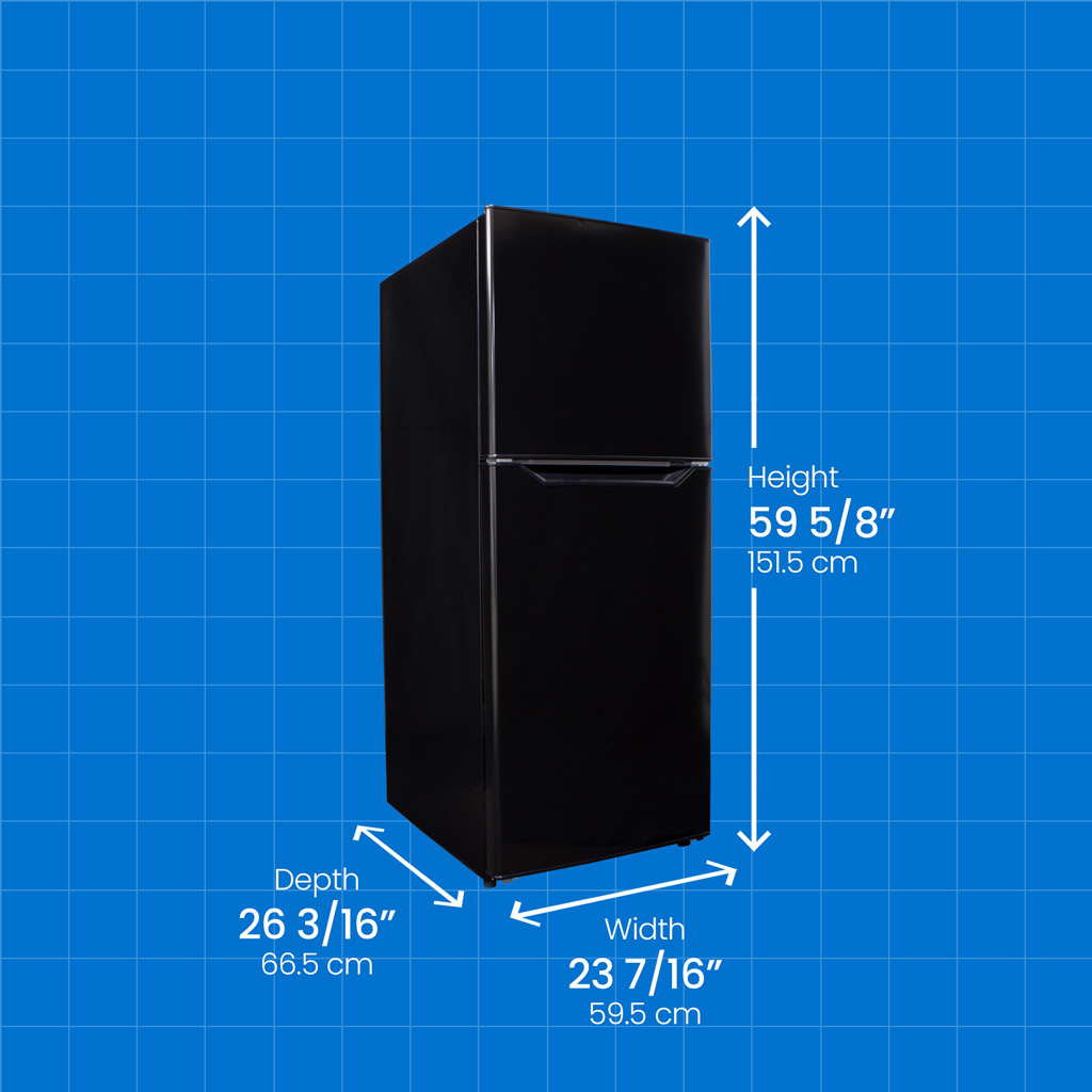10.0 cu. ft. Apartment Size Fridge Top Mount DFF101B1BDB