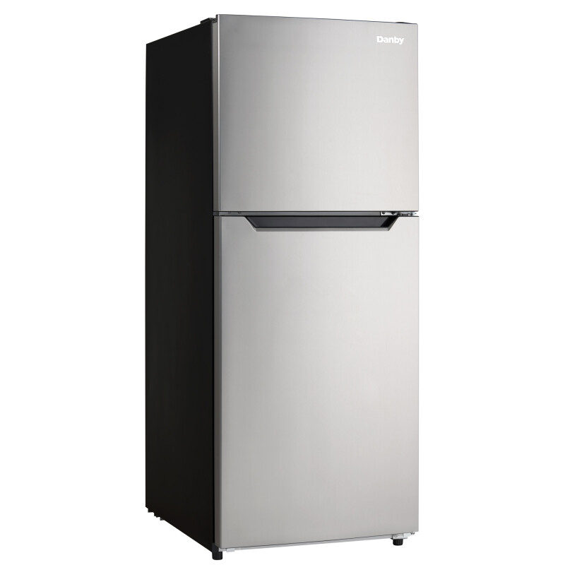 10.1 Cu. Ft. Top Mount Apartment Size Fridge Look DFF101B1BSLDB