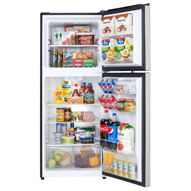 10.1 Cu. Ft. Top Mount Apartment Size Fridge Look DFF101B1BSLDB