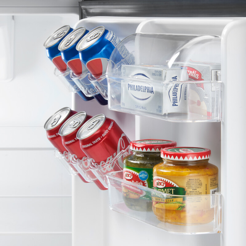 10.1 Cu. Ft. Top Mount Apartment Size Fridge Look DFF101B1BSLDB
