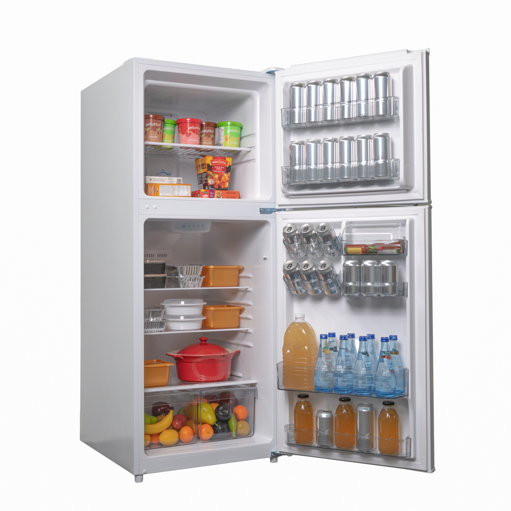 11.6 cu. ft. Apartment Size Fridge Top Mount DFF116B1WDBR