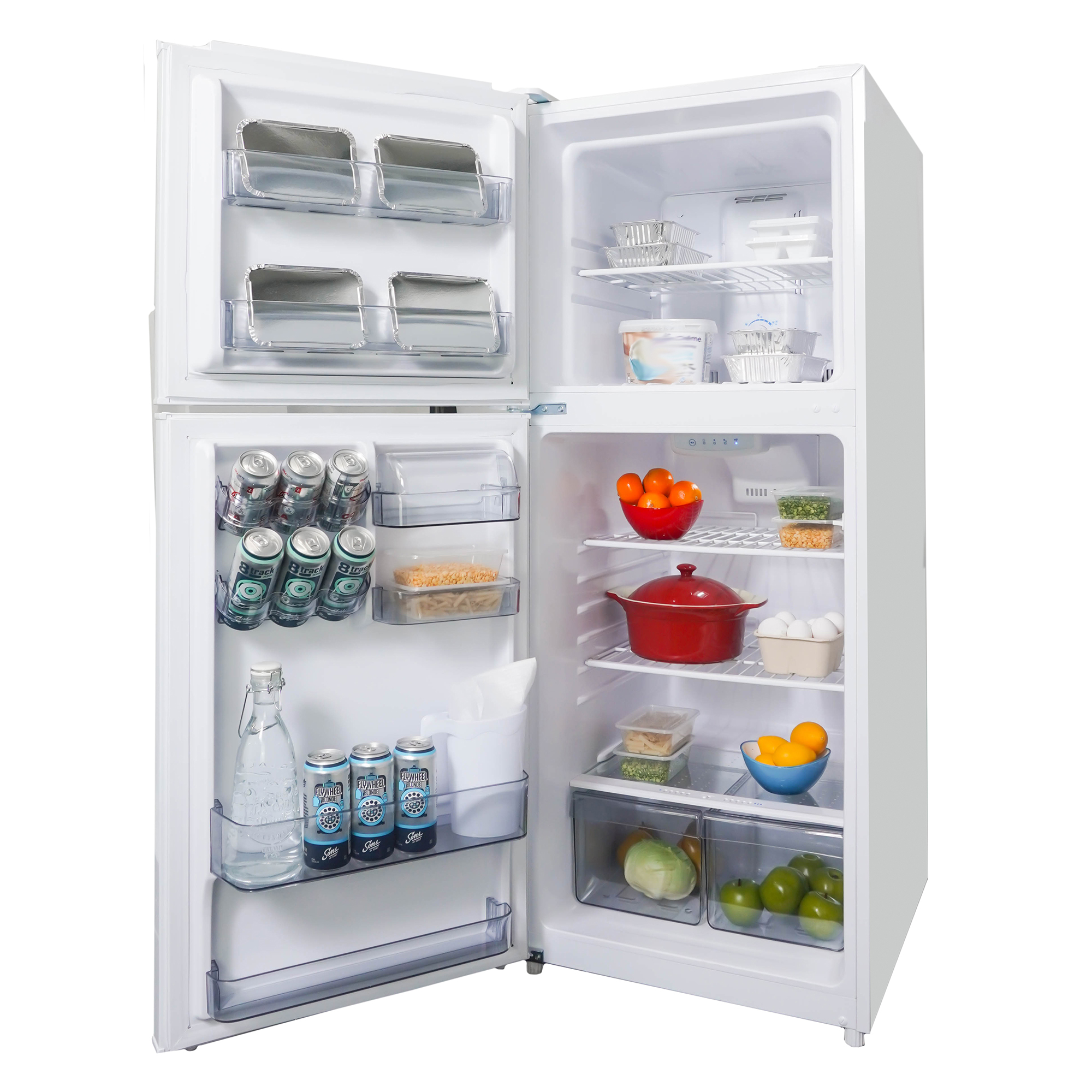 11.6 Cu Ft. Apartment Size Top Mount Fridge DFF116B2WDBL