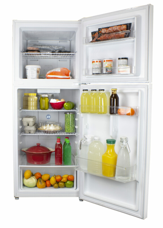 12.1 CF Refrigerator, Frost Free, Crisper with Cover,Electronic Thermostat DFF121C1WDBR